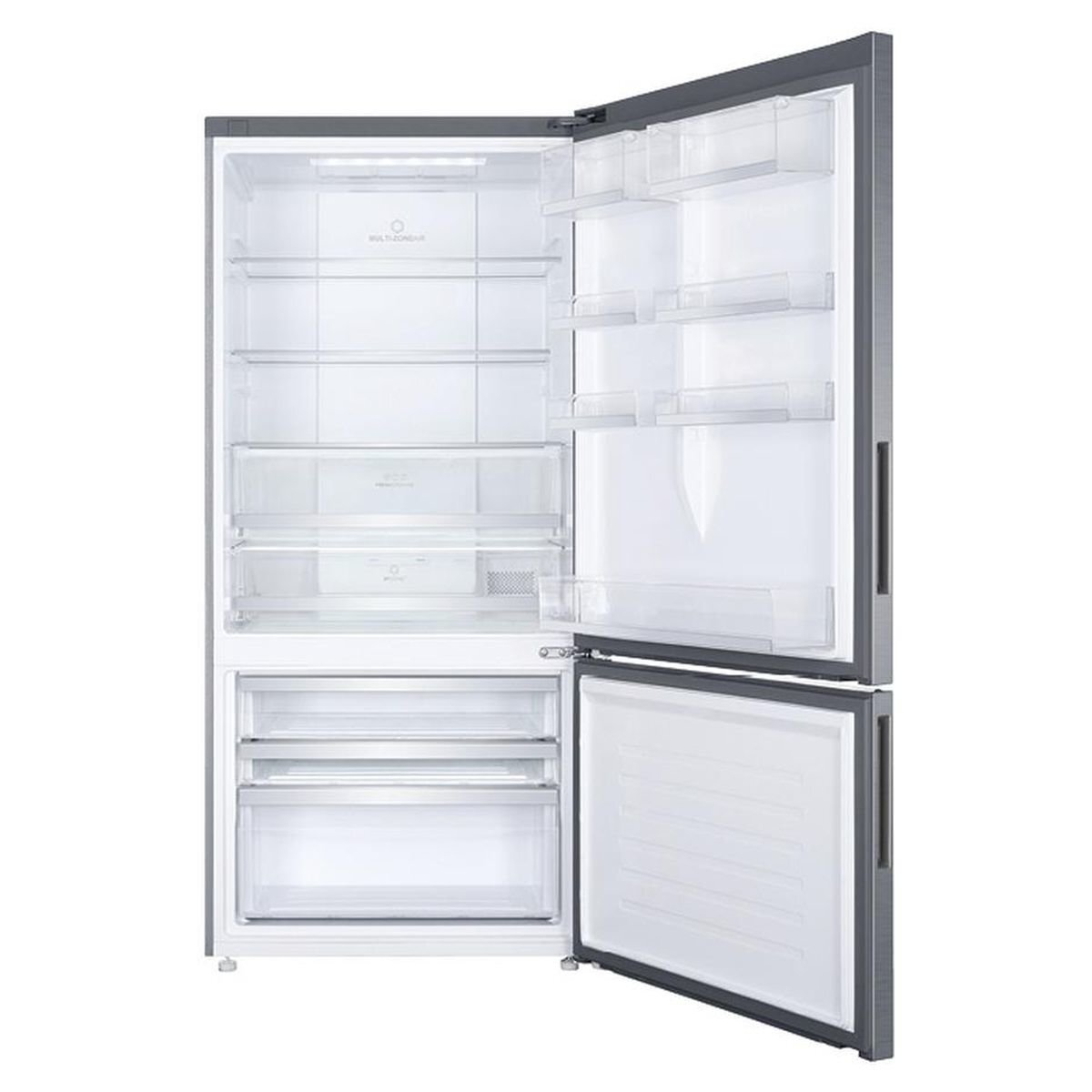 Haier 493L Bottom Mount Frost Free Refrigerator HRF520BS - Energy Efficient, Spacious Design for Modern Kitchens & Home Use (Ex Display)