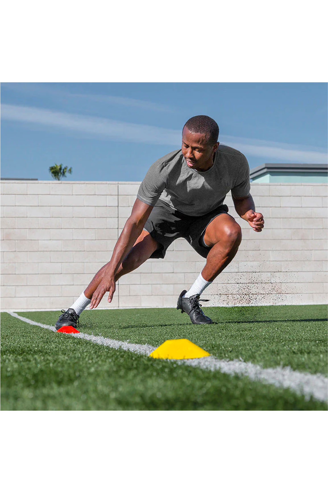 SKLZ Mini Cones 50 Pack - Agility Training Cones for Soccer, Football & Sports Practice - Perfect for Kids & Adults Outdoor Drills
