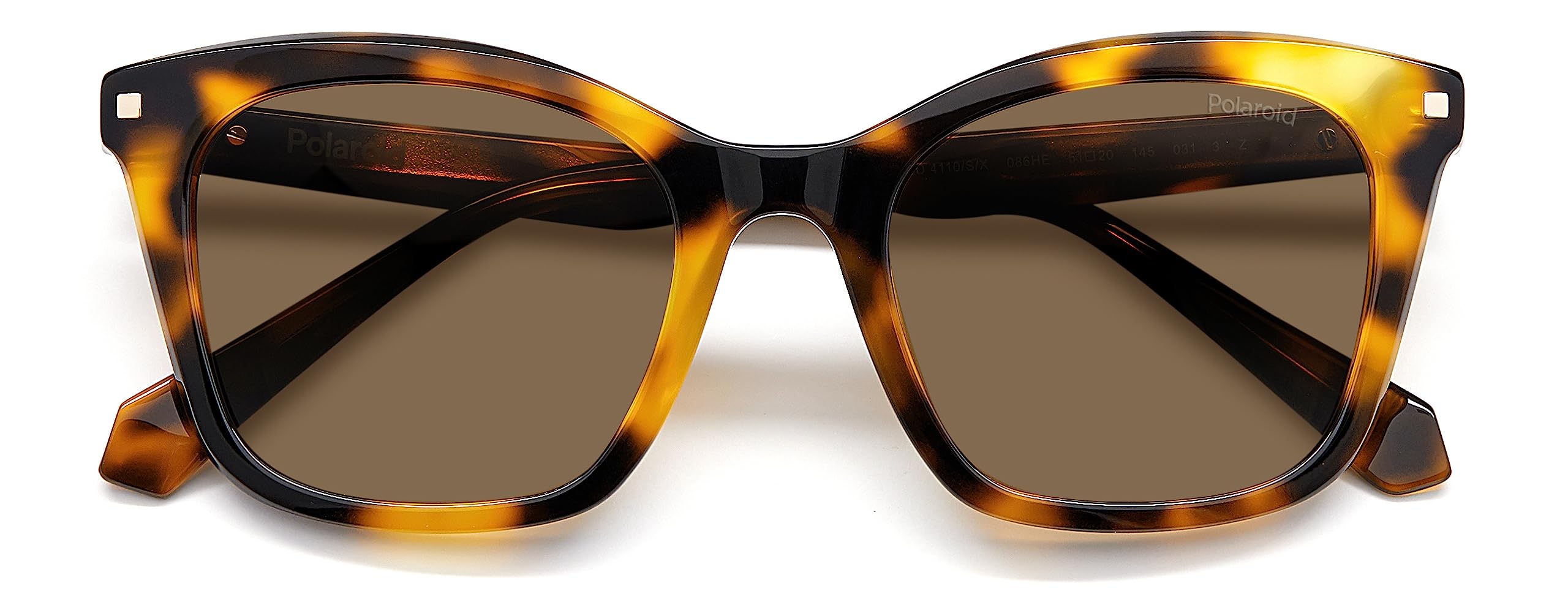 Polaroid PLD 4110/S/X Rectangular Sunglasses for Women - UV Protection Fashion Shades - Perfect for Driving, Beach & Outdoor Activities