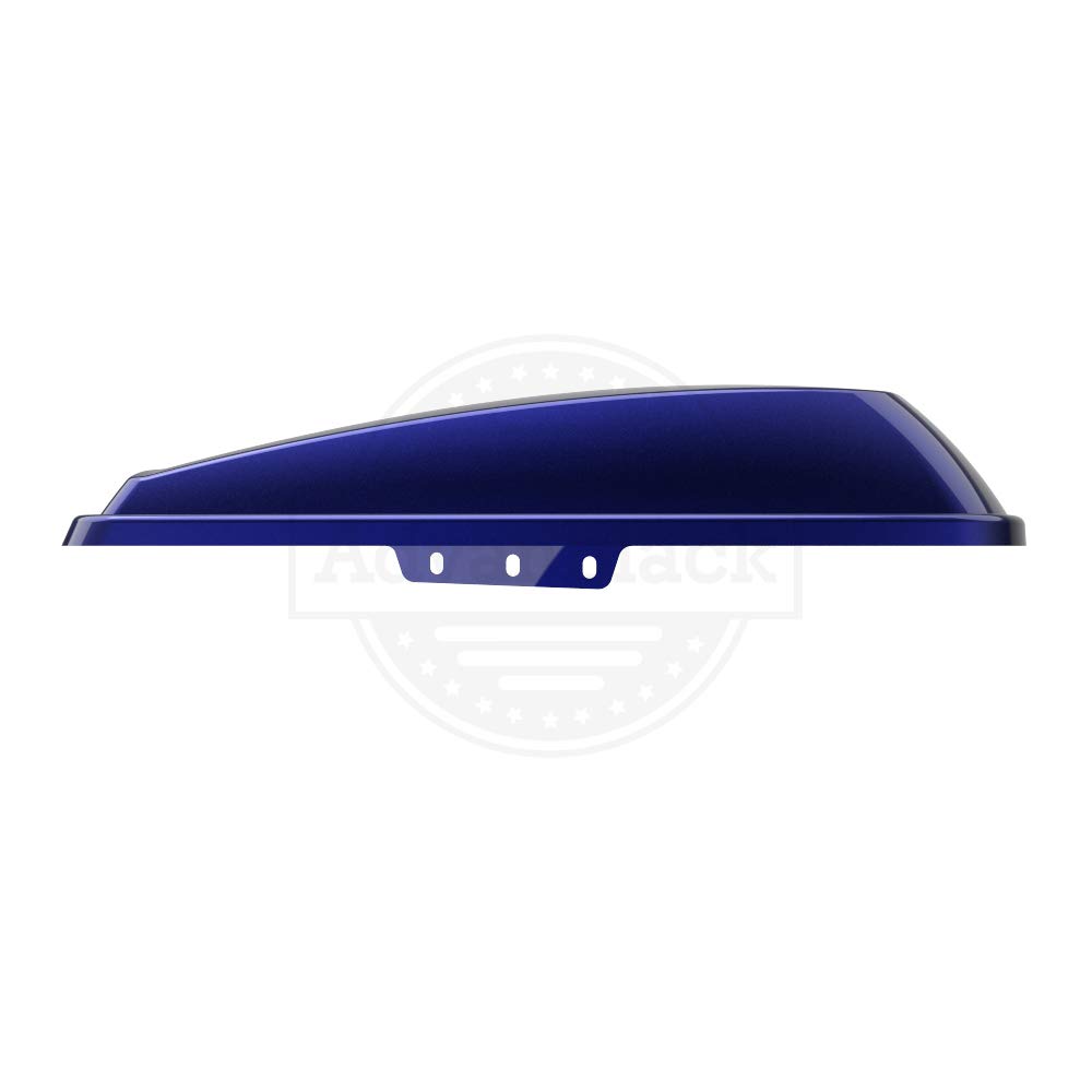 Premium Moto Onfire Saddlebag Lids for Harley Touring, Street Glide & Road Glide Special (2014-2021) - Zephyr Blue | Waterproof Motorcycle Luggage Covers for Long Rides & Adventure Trips