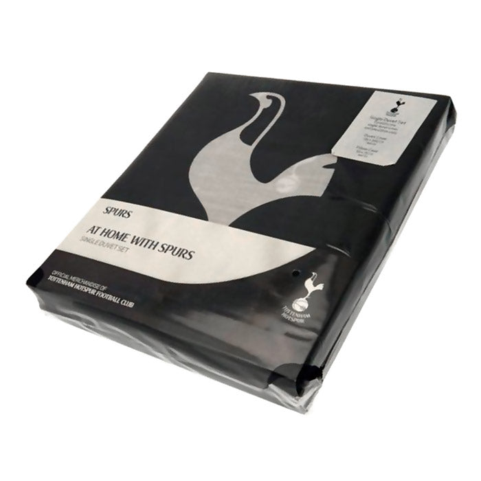 Tottenham Hotspur FC Soccer Team Logo Pulse Single Duvet Cover Set - Soft Bedding for Fans, Perfect for Home Decor & Football Themed Bedrooms