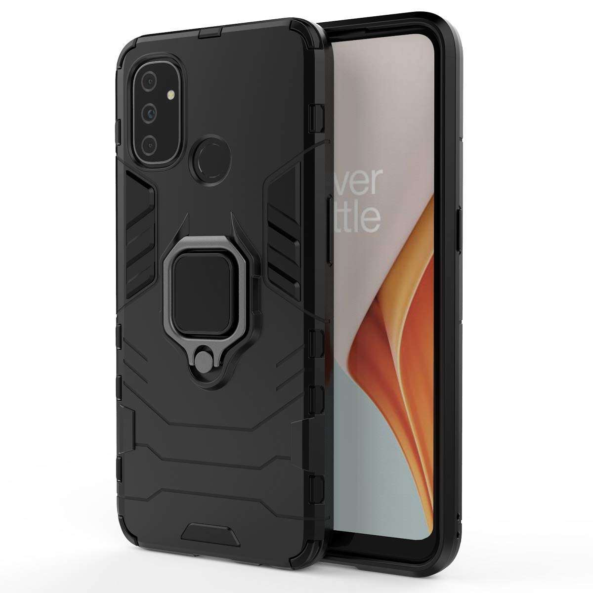 Magnetic Car Mount Case for OnePlus Nord N100 BE2013 - Shockproof Protective Cover with Strong Grip for Safe Driving | Perfect for Commuting, Road Trips & Everyday Use