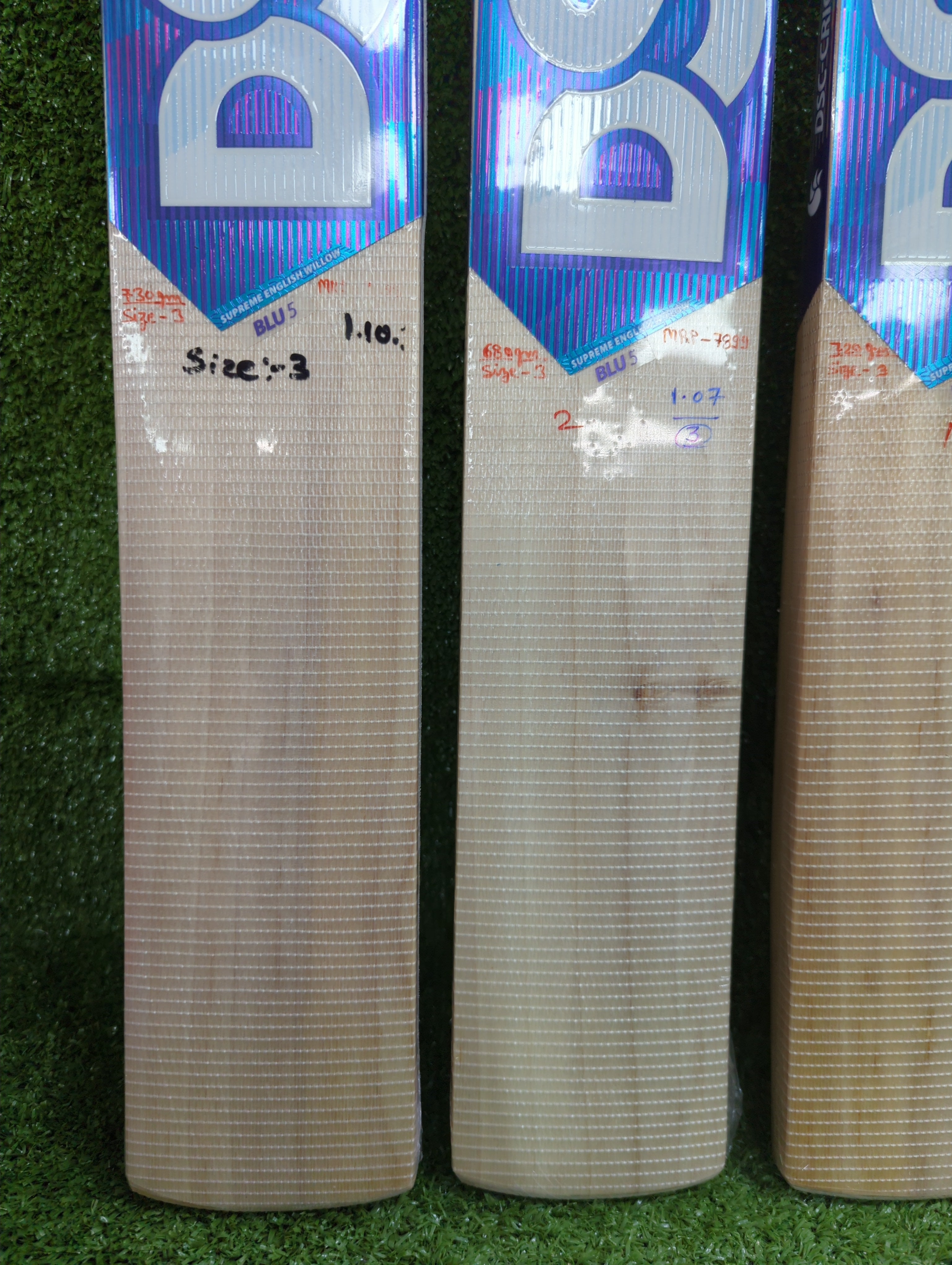Premium DSC BLU 5 Junior/Youth Cricket Bat - English Willow for Young Players - Perfect for Practice Matches & Training Sessions