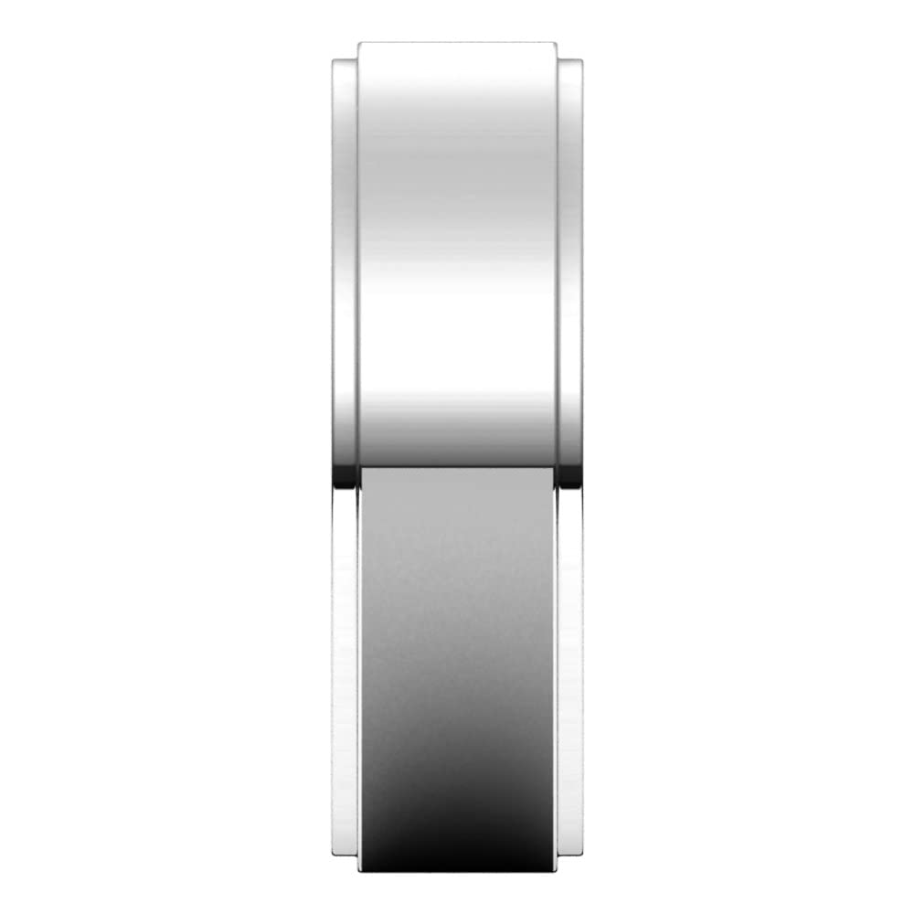 6mm Sterling Silver Flat Edge Wedding Band Ring for Women – Elegant Bridal Jewelry, Perfect Gift for Her – Ideal for Engagements, Anniversaries & Special Occasions