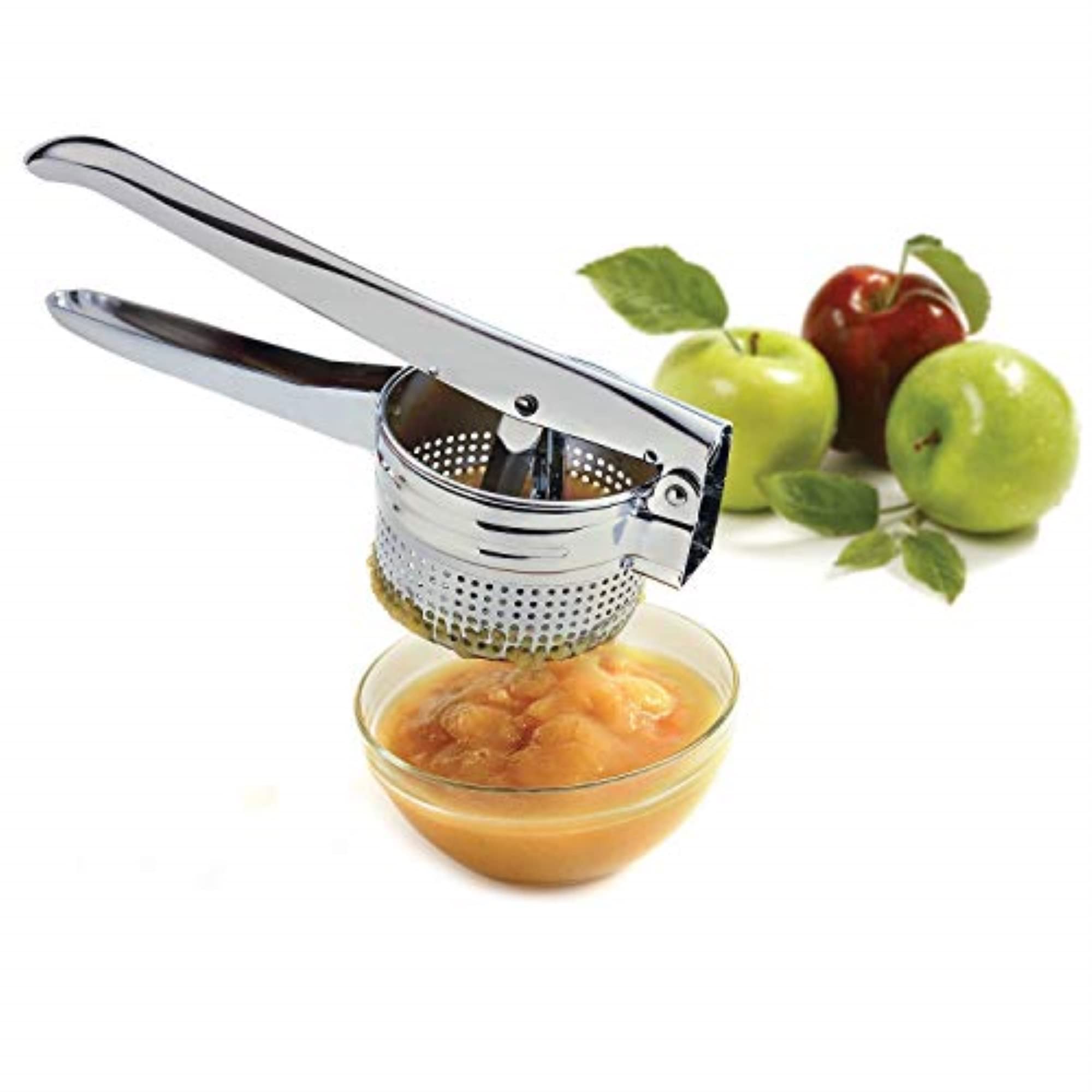 Norpro Stainless Steel Potato Ricer - Heavy Duty Kitchen Tool for Mashed Potatoes, Baby Food & Purees - Easy to Clean & Hand Wash Only - Perfect for Home Cooking & Meal Prep
