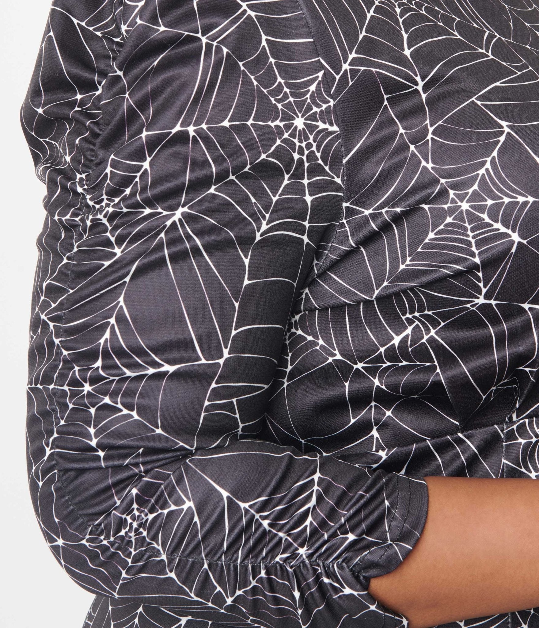Vintage Black Spiderweb Swing Dress for Women - Retro Gothic Lace Cocktail Party Dress - Perfect for Halloween, Cosplay, and Themed Events