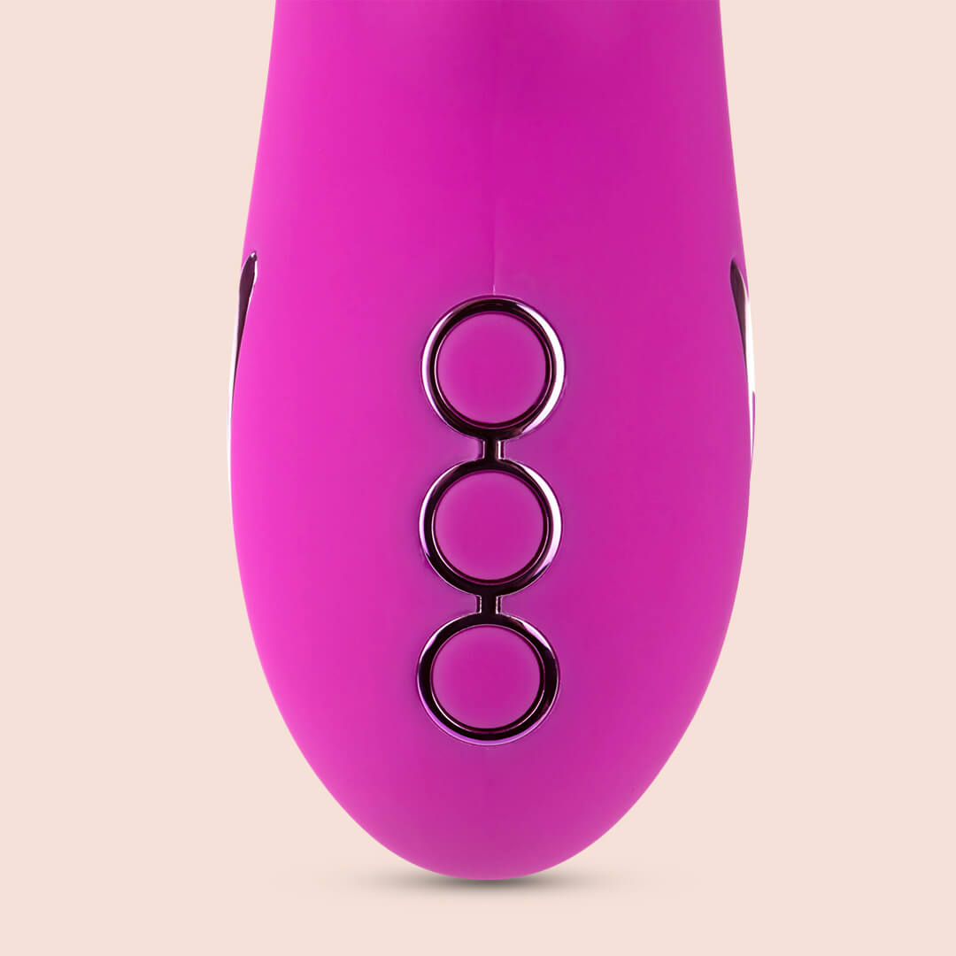 California Dreaming® Malibu Minx Rabbit Vibrator - Powerful Air Suction Clitoral Stimulator for Women, Waterproof & Rechargeable Adult Toy - Perfect for Solo Play & Couples Intimacy