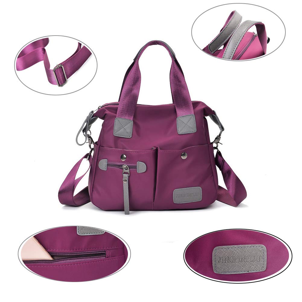 KARRESLY Women's Large Crossbody Bag - Spacious Nylon Shoulder Purse for Travel, Work & Everyday Use | Durable & Stylish Tote with Multiple Pockets