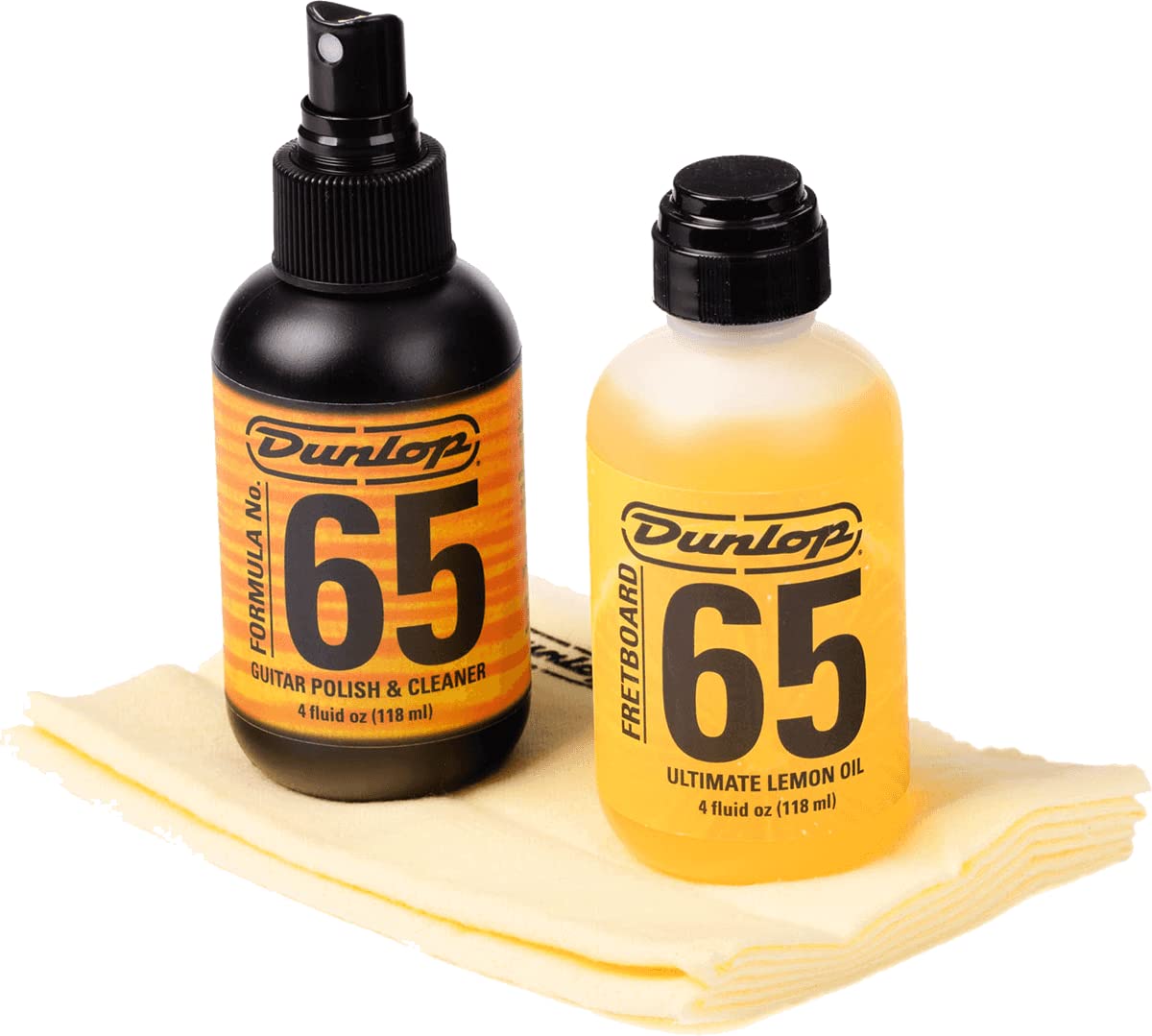 Jim Dunlop 6503 Body & Fingerboard Cleaning Kit for Guitar Maintenance – Perfect for Cleaning and Protecting Guitar Surfaces at Home or On Stage