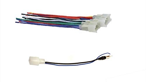 ASC Audio Car Stereo Radio Wire Harness & Antenna Adapter for Aftermarket Radios - Compatible with Subaru, Toyota, Scion Vehicles (Model List Included) | Easy DIY Installation for Car Audio Upgrades