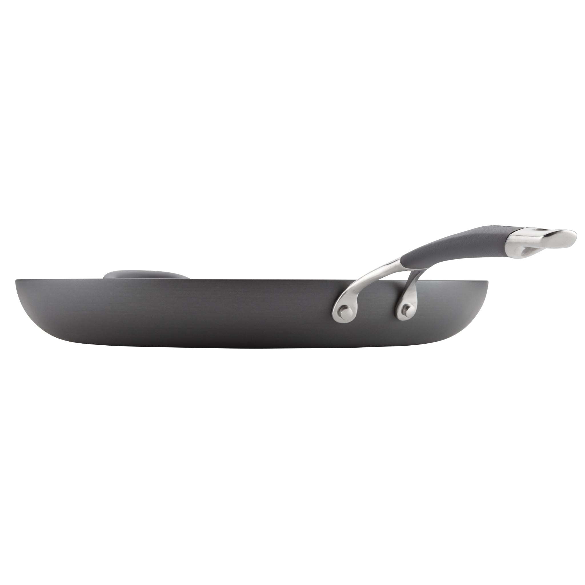 14 Inch Hard Anodized Nonstick Frying Pan - Professional Grade Aluminum Cookware for Perfect Sautéing & Frying - Ideal for Home Kitchen, Restaurant & Outdoor Cooking
