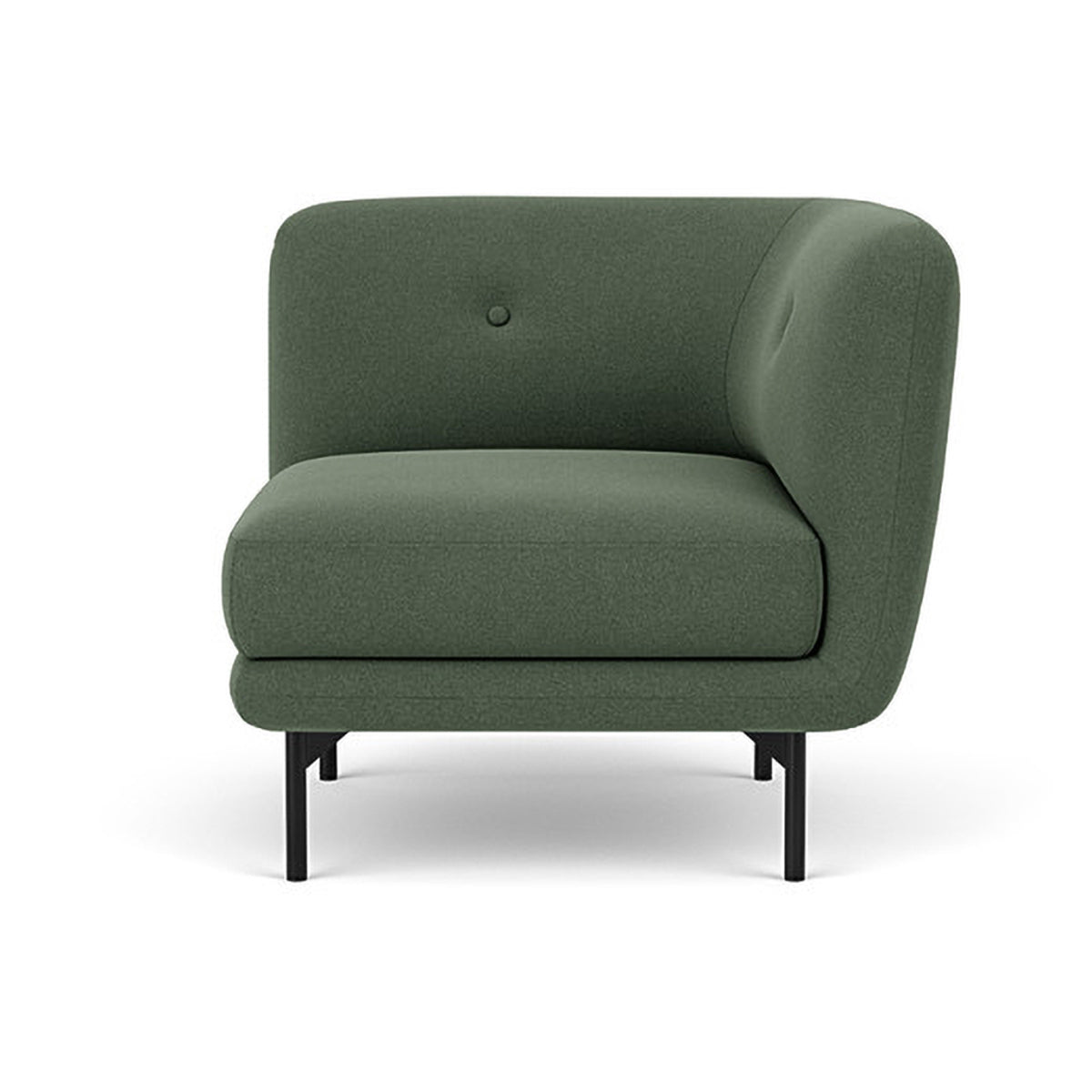Alfred Fabric Right 1 Seater Modular Sofa - Modern Comfortable Single Chair for Living Room, Bedroom & Small Spaces