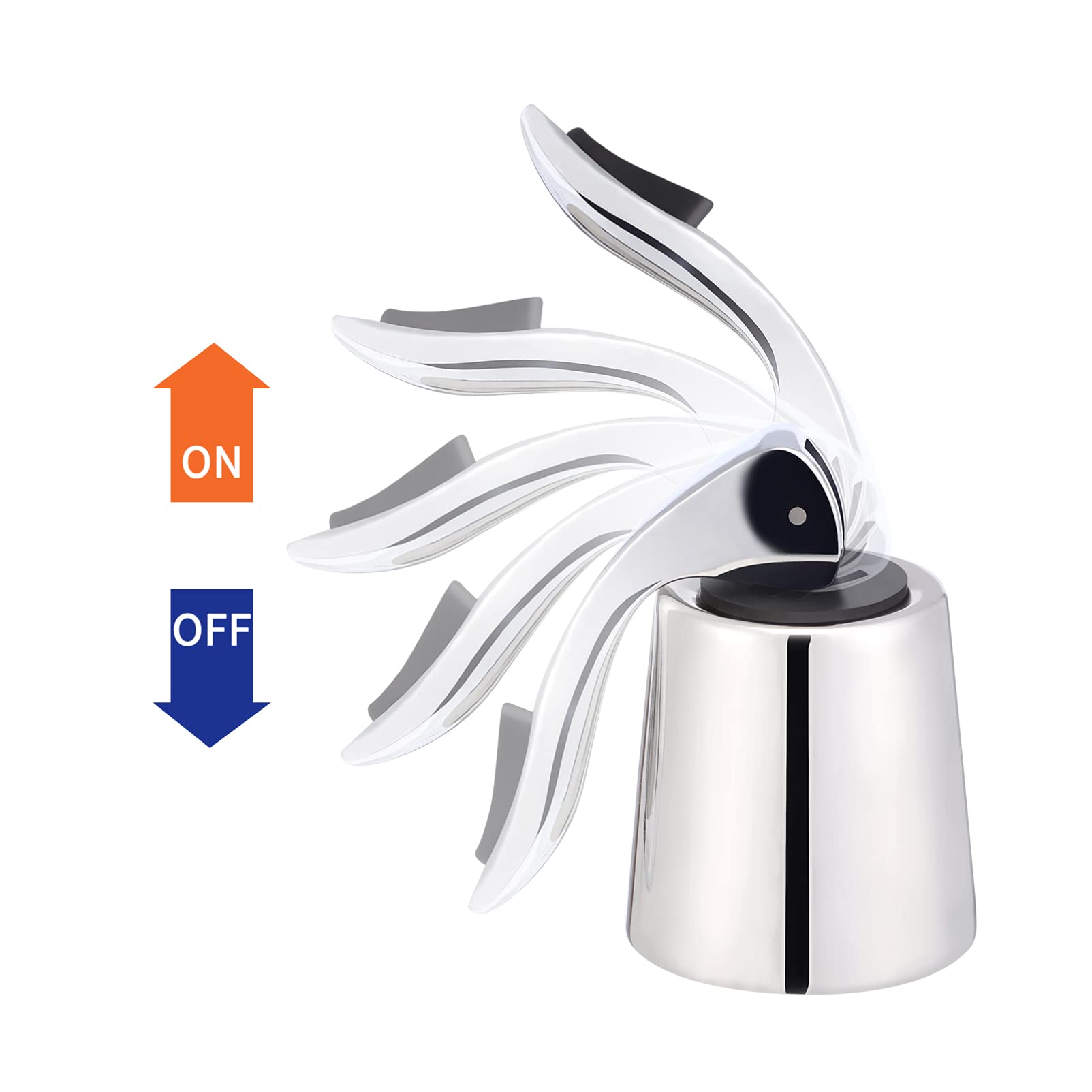 Premium Hemoton 2-Pack Wine Bottle Stoppers - Airtight Beverage Bottle Sealer & Wine Saver Caps - Reusable Cork Stoppers for Red/White Wine, Champagne & Liquor Bottles - Perfect for Home Bars, Parties & Wine Preservation