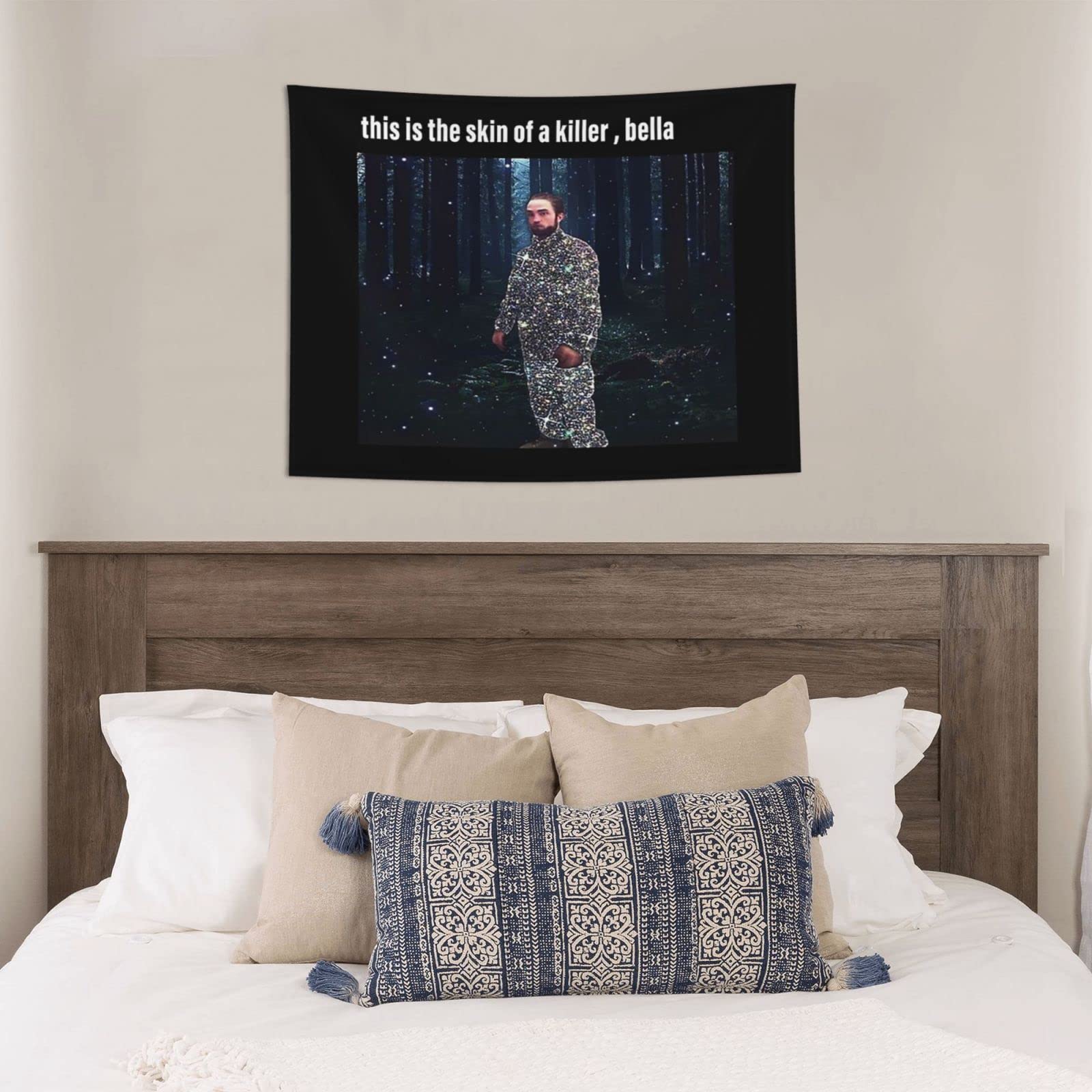 LWIEF This Is The Skin Of A Killer Bella Shirt - High Resolution Aesthetic Tapestry Wall Art | Funny Meme Poster for Living Room, Bedroom & Dorm Decor | One Size Fits All