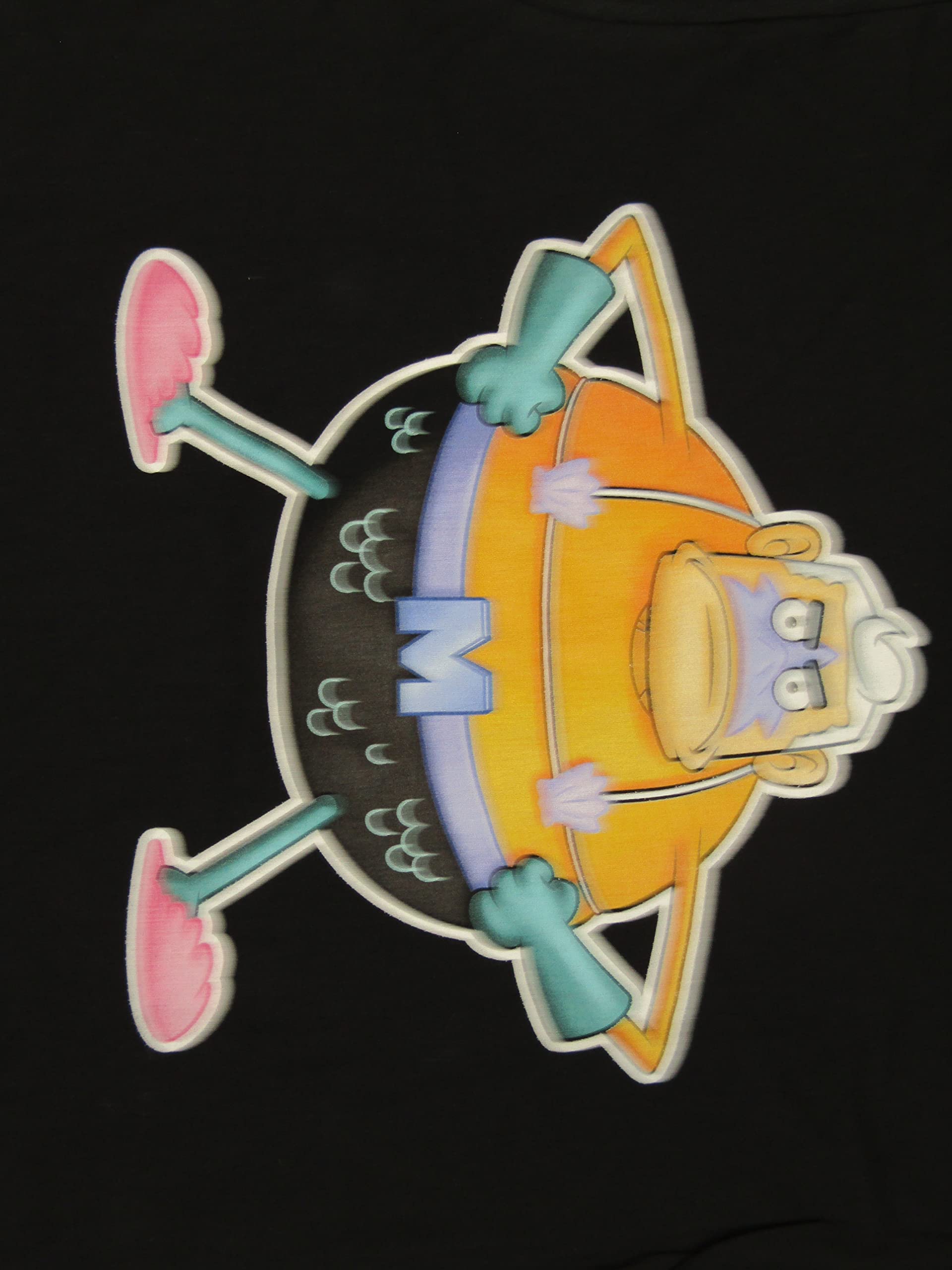 SpongeBob SquarePants Black Mermaid Man Graphic Long Sleeve T-Shirt for Men - Casual Wear, Cosplay & Cartoon Fan Gifts