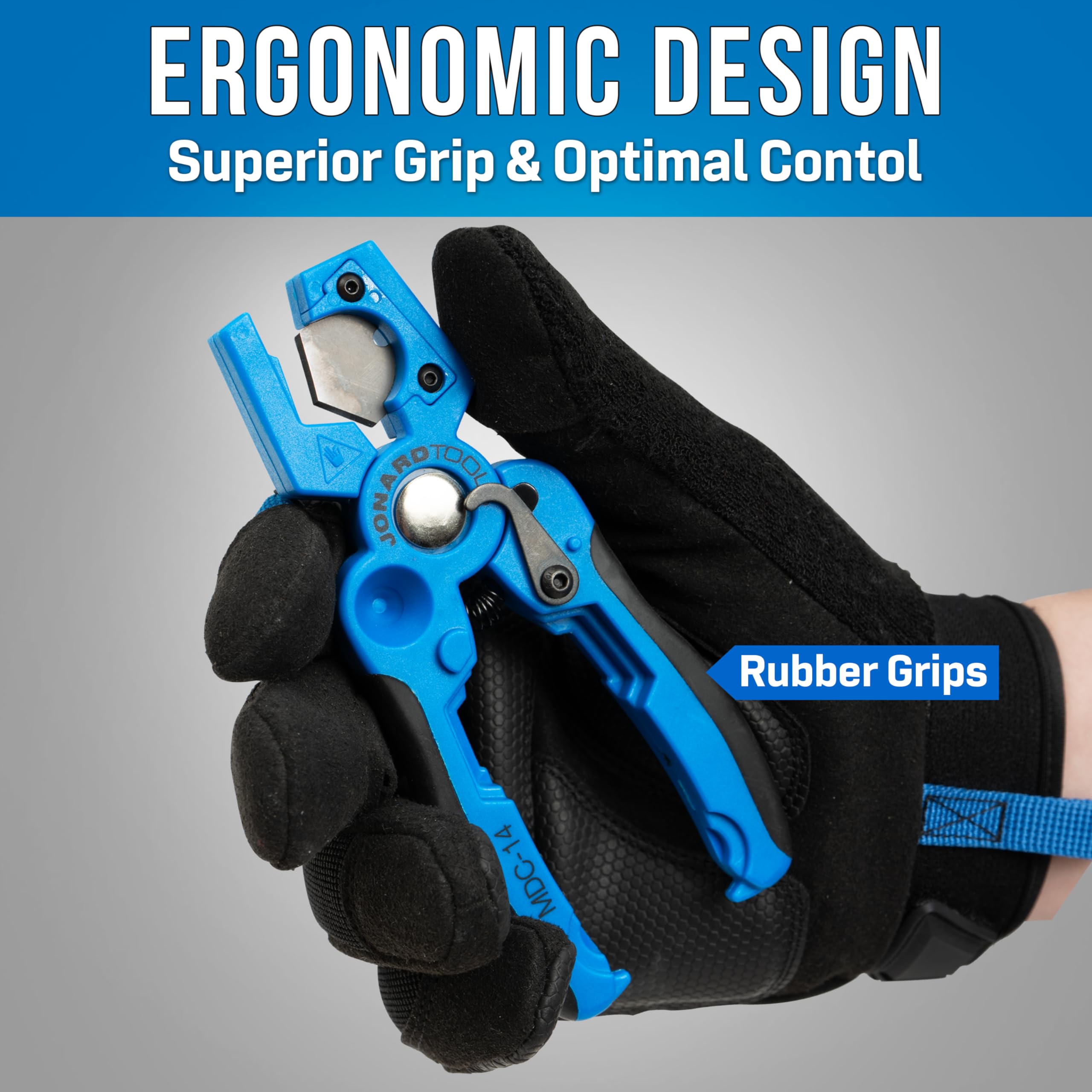 Jonard Tools MDC-14 Micro Duct Tube Cutter - Precision Fiber Optic Cable Cutting Tool for Telecom & Network Installations | Ideal for Data Centers, FTTH & CATV Installations