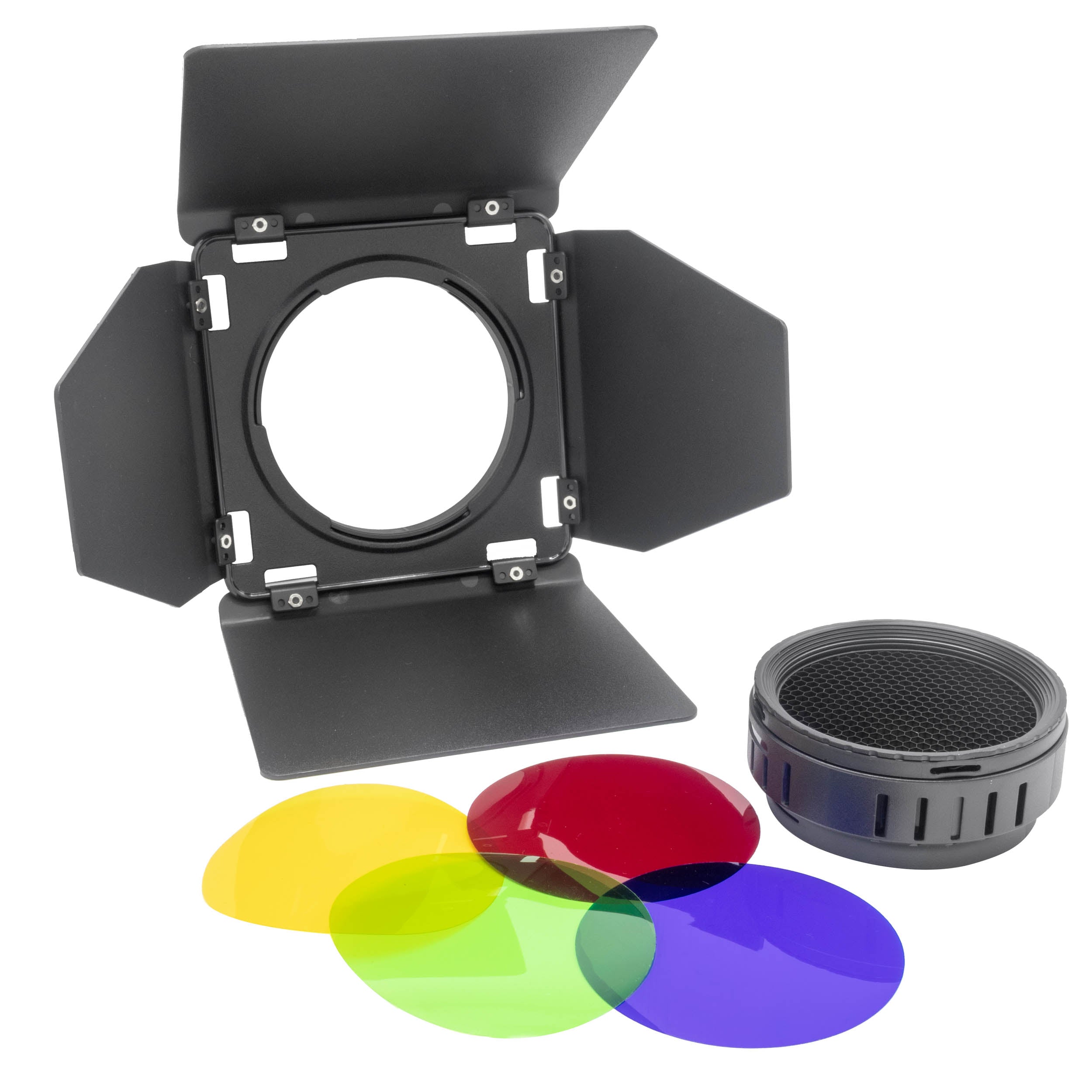 Barndoor BD 10 Honeycomb & Color Gel Kit for Godox Citi300Pro/AD300 Pro Flash - Soft Light Diffusion & Creative Lighting for Studio Photography, Portraits, and Product Shoots