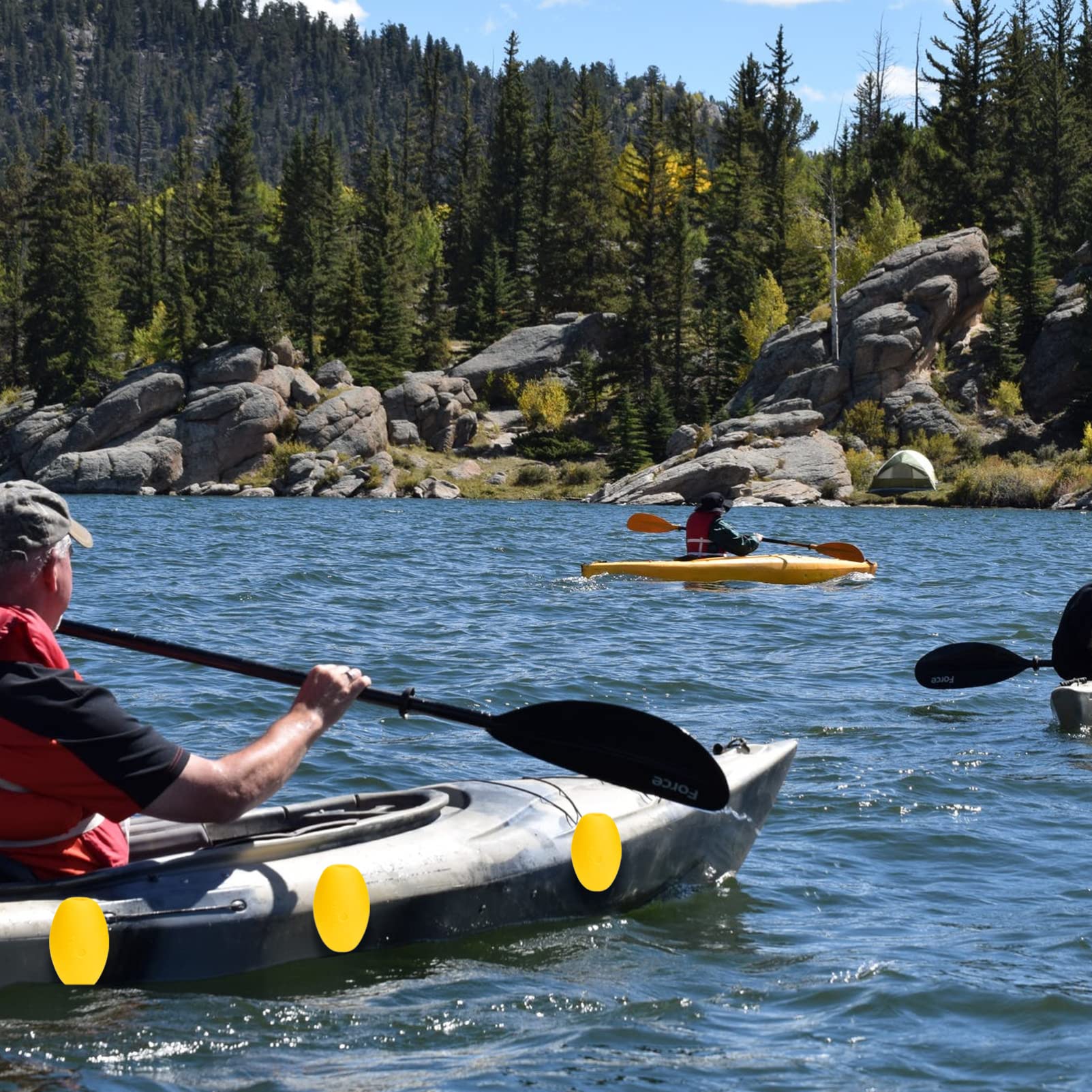 INOOMP Inflatable Boat Buoys - Heavy Duty Safety Floats for Deep Water Fishing, Dock Markers & Swimming Lanes | Durable Floating Buoys for Crabbing, Anchoring & Pool Use | Water Sports & Marine Safety Accessories