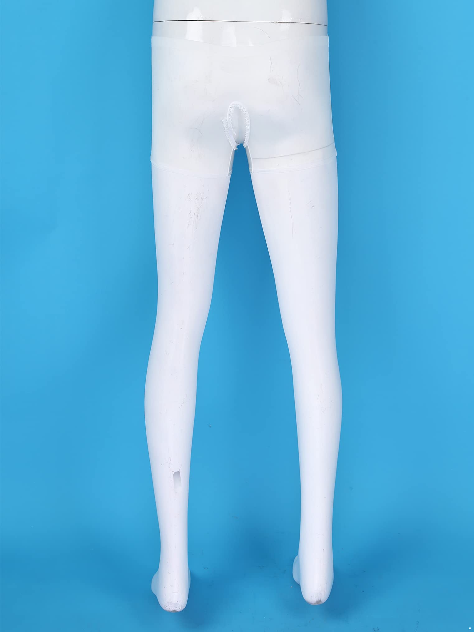 ACSUSS Men's Sexy Sheer Pantyhose - Ultra Thin Transparent Tights for Adults & Gay Bodystocking - Perfect for Cosplay, Role Play & Sensual Wear
