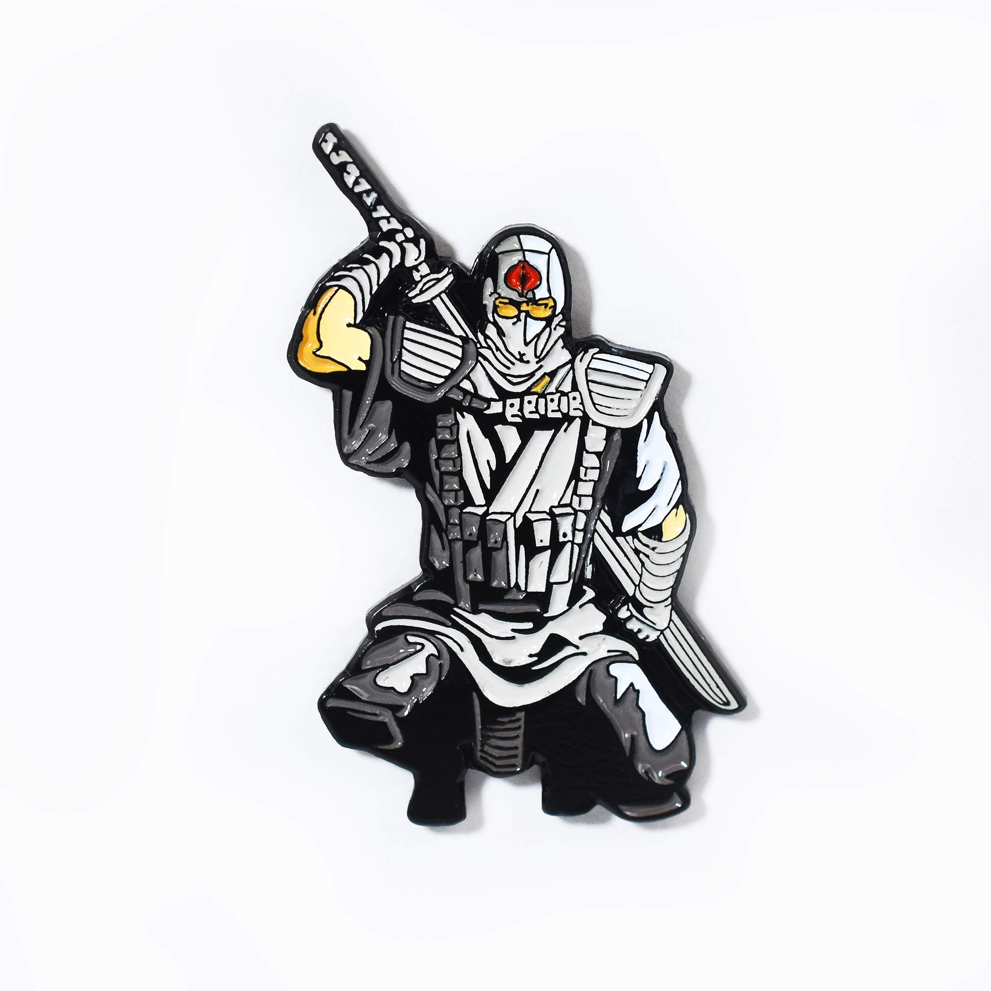 Storm Shadow G.I. Joe Collectible Pendant Lapel Pin - A Real American Hero Accessory for Cosplay, Hat Decoration & Fan Collection