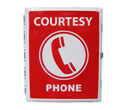 Industrial Wall Phone with Ringer - No Dialpad, Ash Color - Includes Wall Plate & 2-Year Warranty | Perfect for Factories, Warehouses & Commercial Spaces
