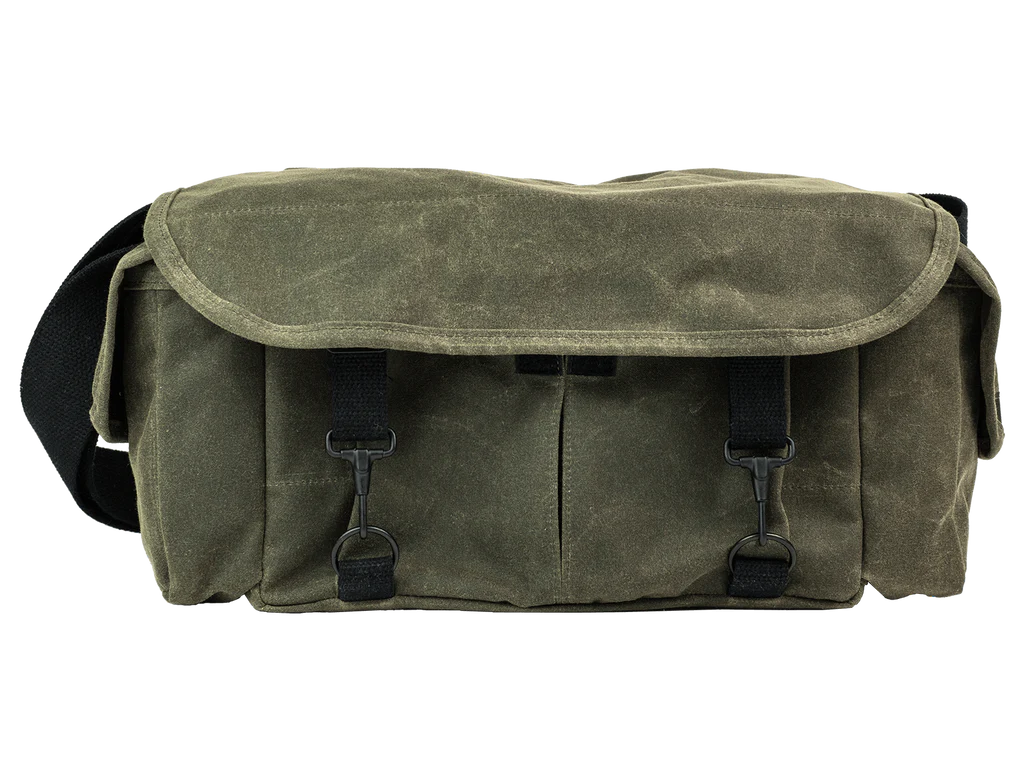 Domke F-2 RuggedWear Shoulder Camera Bag - Military Green | Durable DSLR & Mirrorless Camera Case for Photographers | Perfect for Travel, Street & Outdoor Photography