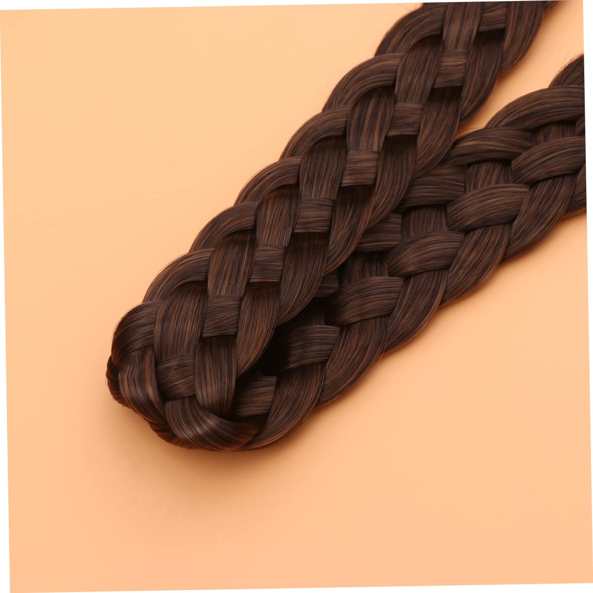 Minkissy 3 Pack Black Scrunchies for Women - Hair Ties, Braided Headbands & Synthetic Hair Accessories | Perfect for Workouts, Office & Everyday Fashion Hairstyles