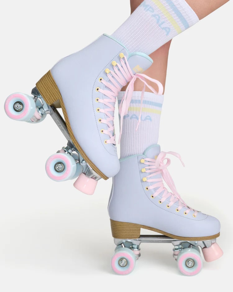 Impala Rollerskates for Women - Periwinkle Blue Quad Roller Skates with Outdoor Wheels | Perfect for Roller Skating, Rink, Park, and Street Fun