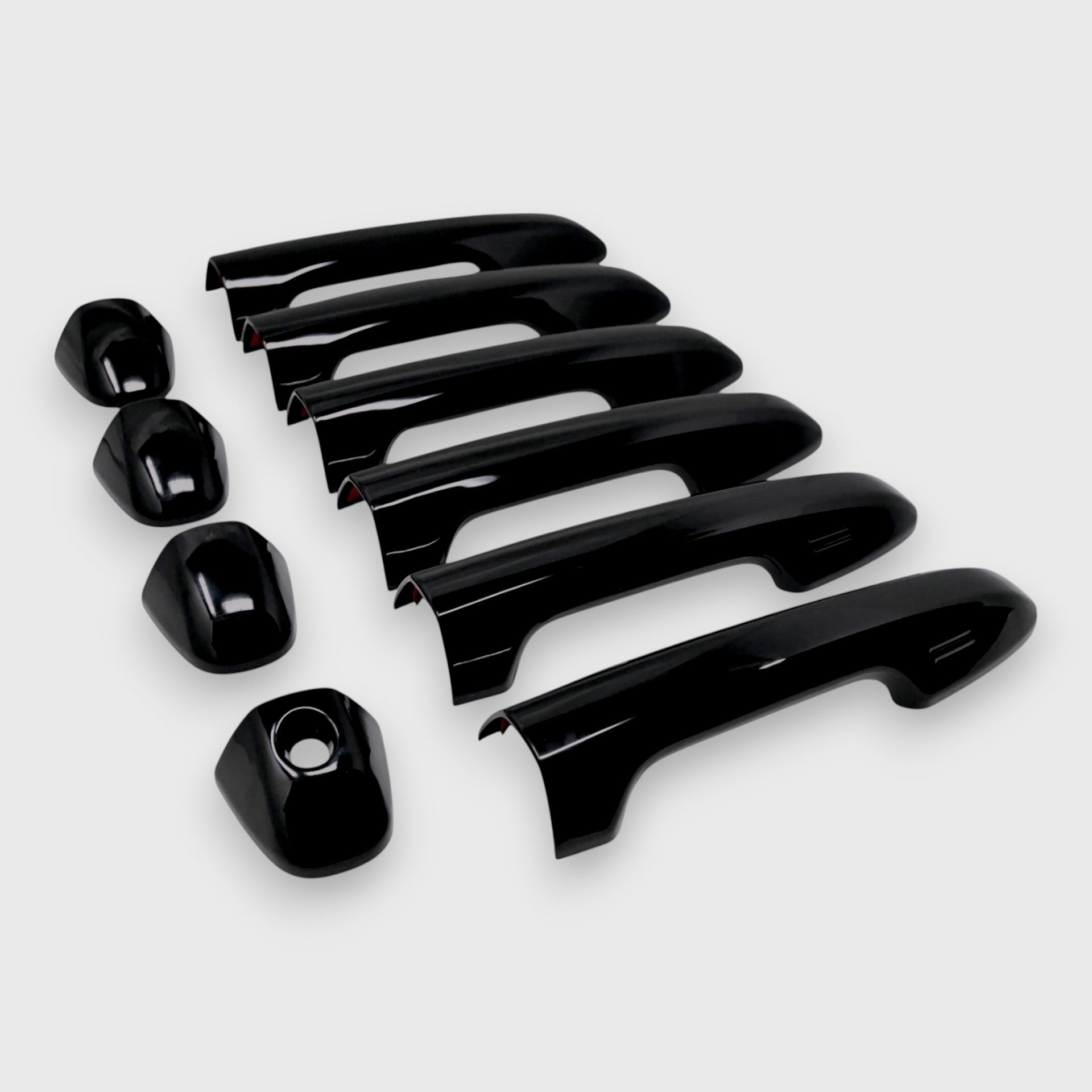 Gloss Black Chrome Delete Door Handle Cover with Keyless Sensors - DH6316BLK - Perfect for Car Customization & Enhanced Vehicle Security