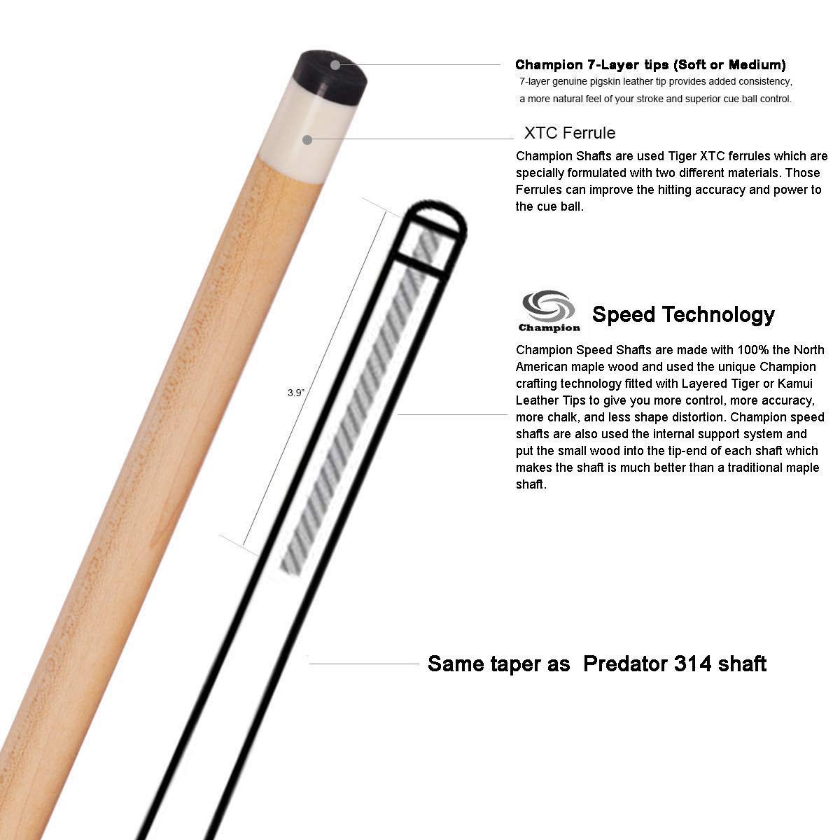 **Champion Green Dragon Pool Cue Stick with Billiard Glove – Predator 314 Taper, 12.75mm, 19 oz – Premium White Case Included – Perfect for Professional & Casual Players**    *(Use Case: Ideal for competitive tournaments, home pool tables, or leisure play with friends – Enhances accuracy and control for a superior gaming experience.)*