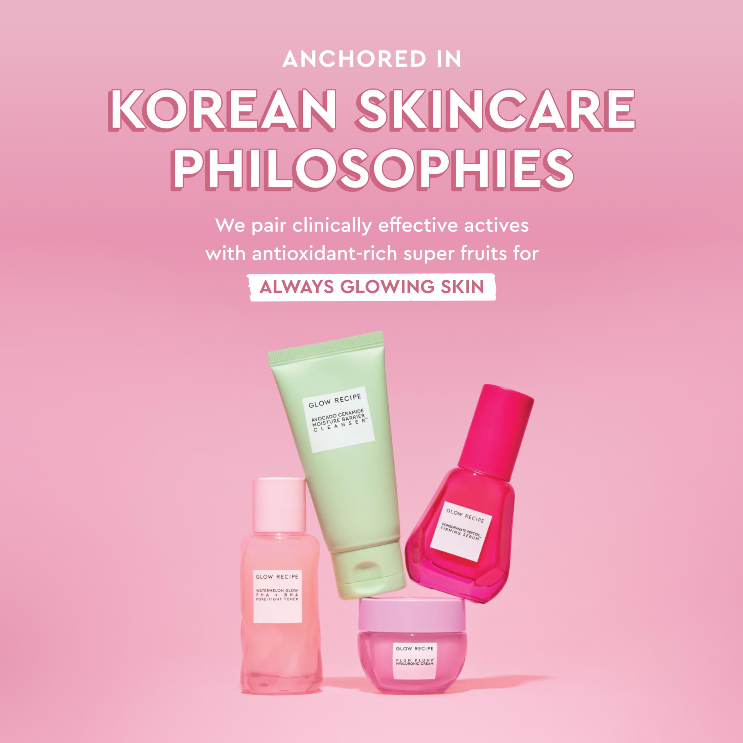 Glow Recipe Hydration Vacation Skincare Set - Plum Plump Hyaluronic Acid Moisturizer & Face Serum with Antioxidant Plum & Vitamin B5 for Skin Barrier Repair & Deep Hydration (2-Piece Set) | Perfect for Dry Skin Care Routine, Travel Skincare Essentials & Daily Moisturizing Regimen