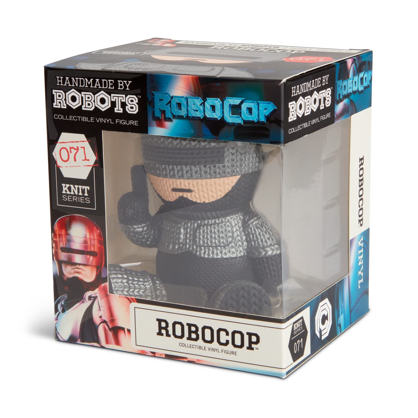 Handmade by Robots - Robocop #071 | Unique Collectible Robot Figure for Home Decor, Office Display & Sci-Fi Enthusiasts
