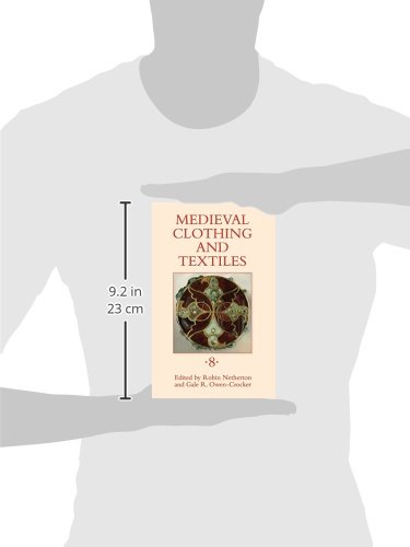 Medieval Clothing & Textiles Vol.8 - Historical Garments, Fabrics & Fashion History Book | Perfect for Renaissance Fairs, LARP Costumes & Historical Reenactments