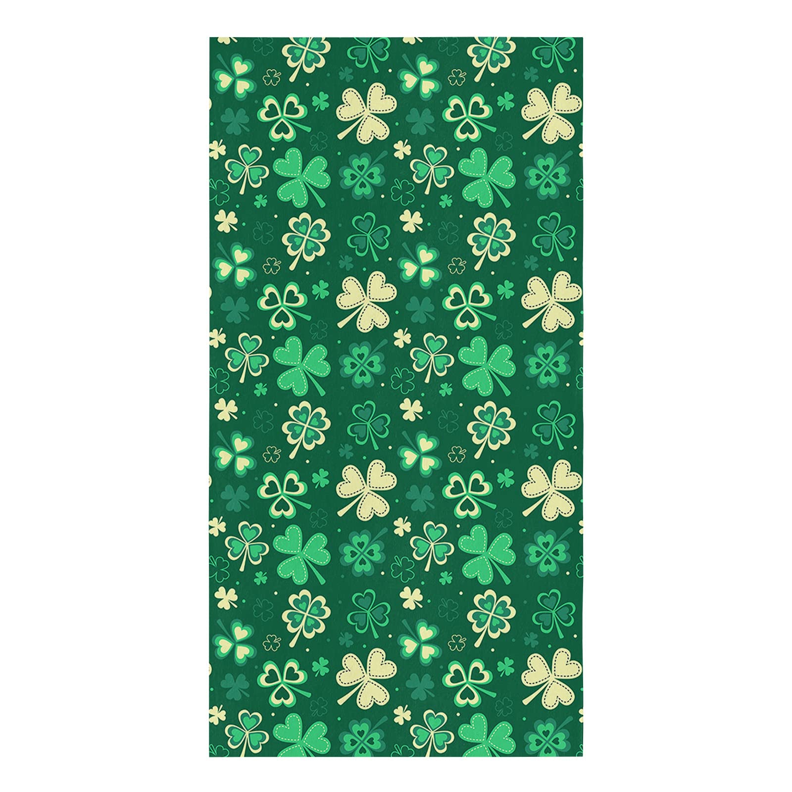 Smile Sunflower & St. Patrick's Day Shamrock Kitchen Towels Set - 18x28 Inch Absorbent Reusable Dish Cloths for Cleaning, Drying Dishes - Perfect for Kitchen, Bar, Tea Time & Holiday Decor