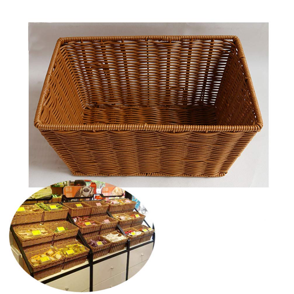 Natural Seagrass Woven Storage Basket - Eco-Friendly Hamper Organizer for Home, Bathroom & Laundry | Decorative Tray for Utensils, Toys & Clutter | Bamboo Rattan Style Bin for Bedroom, Kitchen & Office Organization