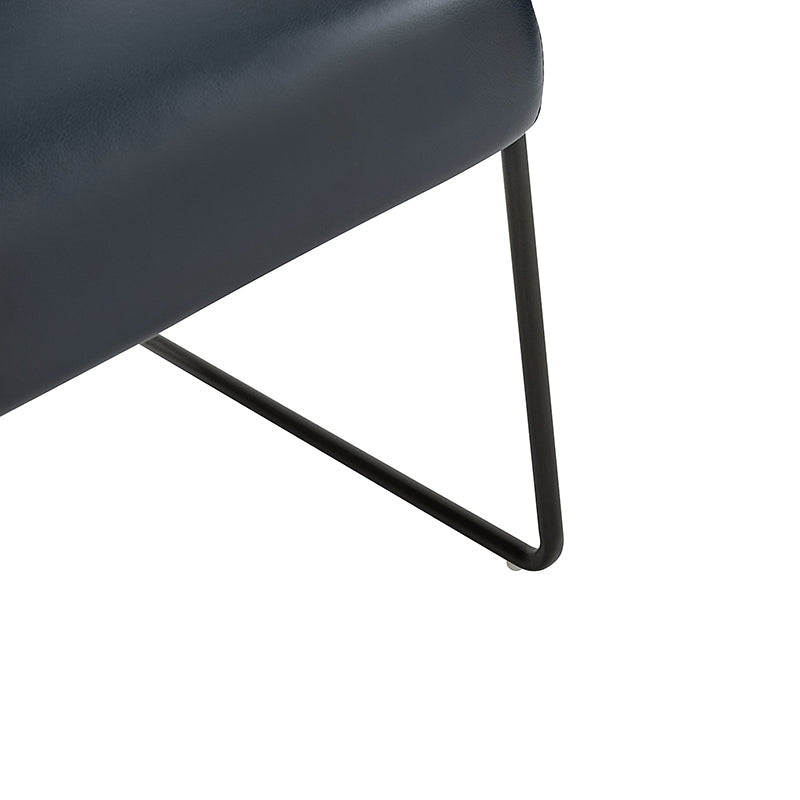 Edurne Modern Armchair with Sturdy Metal Legs - Perfect for Living Room, Office, and Lounge Areas