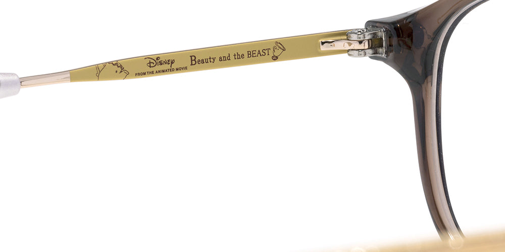 JINS x Disney Princess Kids Belle Glasses - Cute & Stylish Eyewear for Girls - Perfect for School, Dress-Up & Disney-Themed Parties