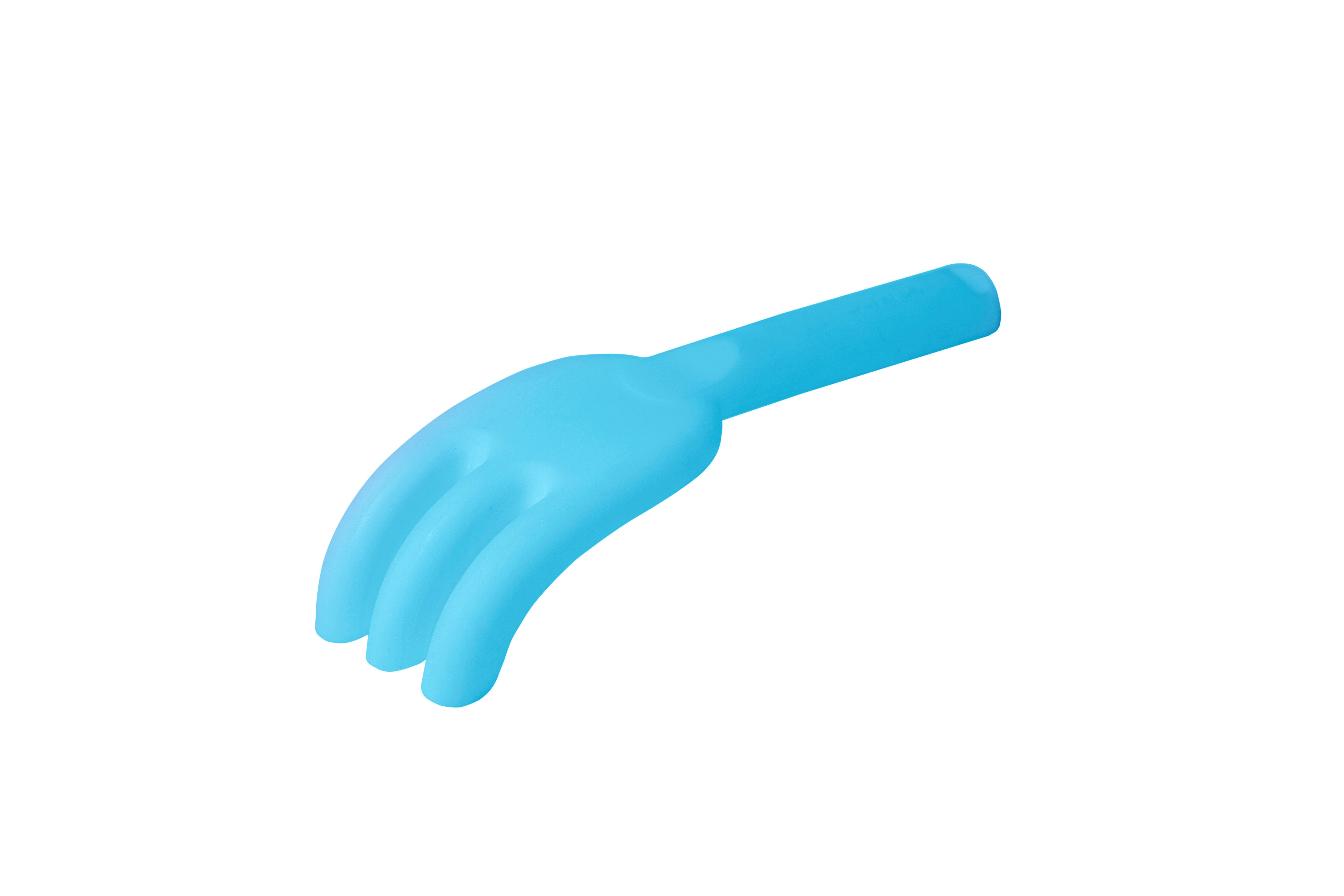 Blue Fish Scrunch Beach Bundle Set with Bucket, Spade, Rake & Sand Molds - Perfect for Kids Beach Toys, Sandcastle Building & Summer Outdoor Play