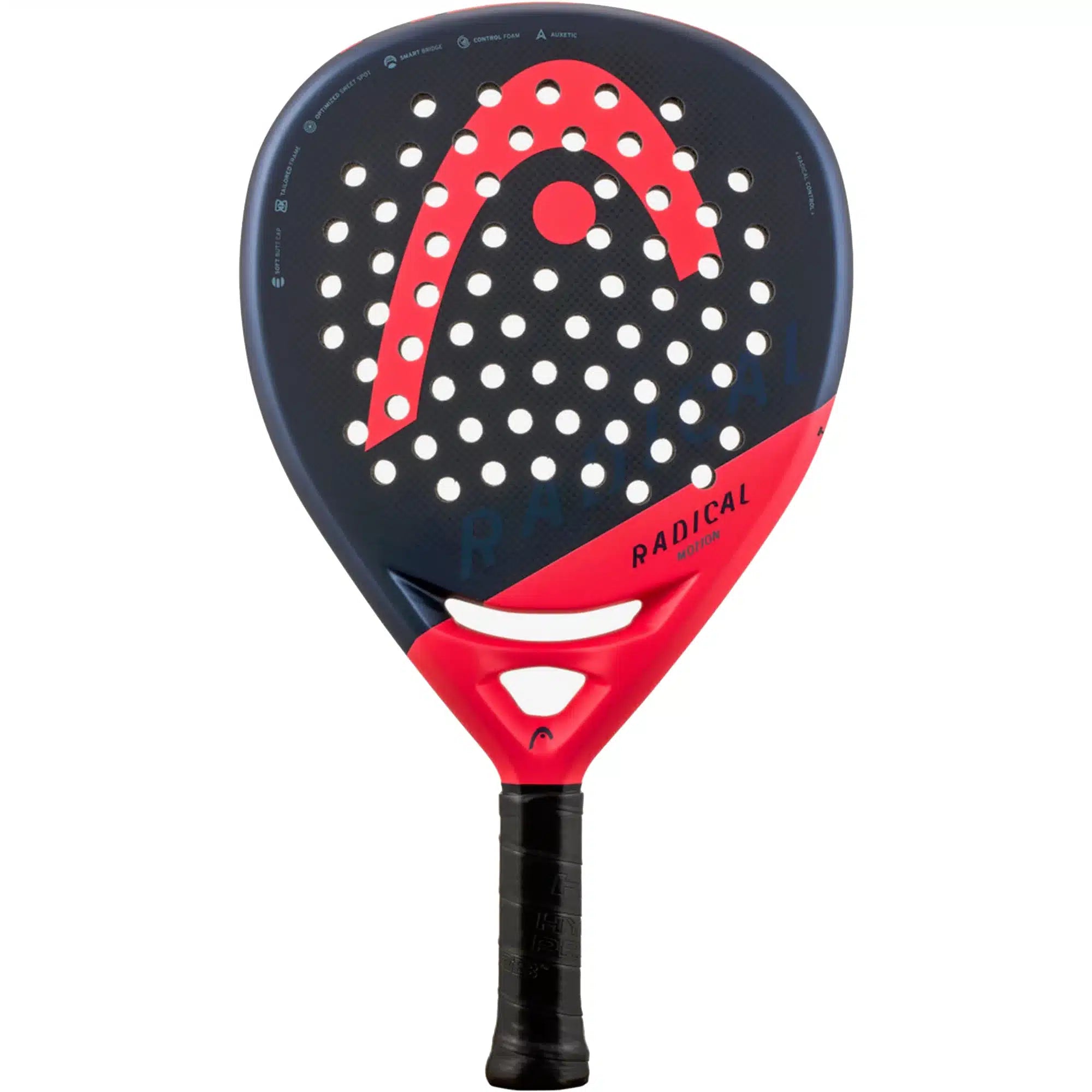 HEAD Radical Motion Padel Racquet - Lightweight Carbon Fiber Paddle for Advanced Players | Perfect for Competitive Matches & Training Sessions