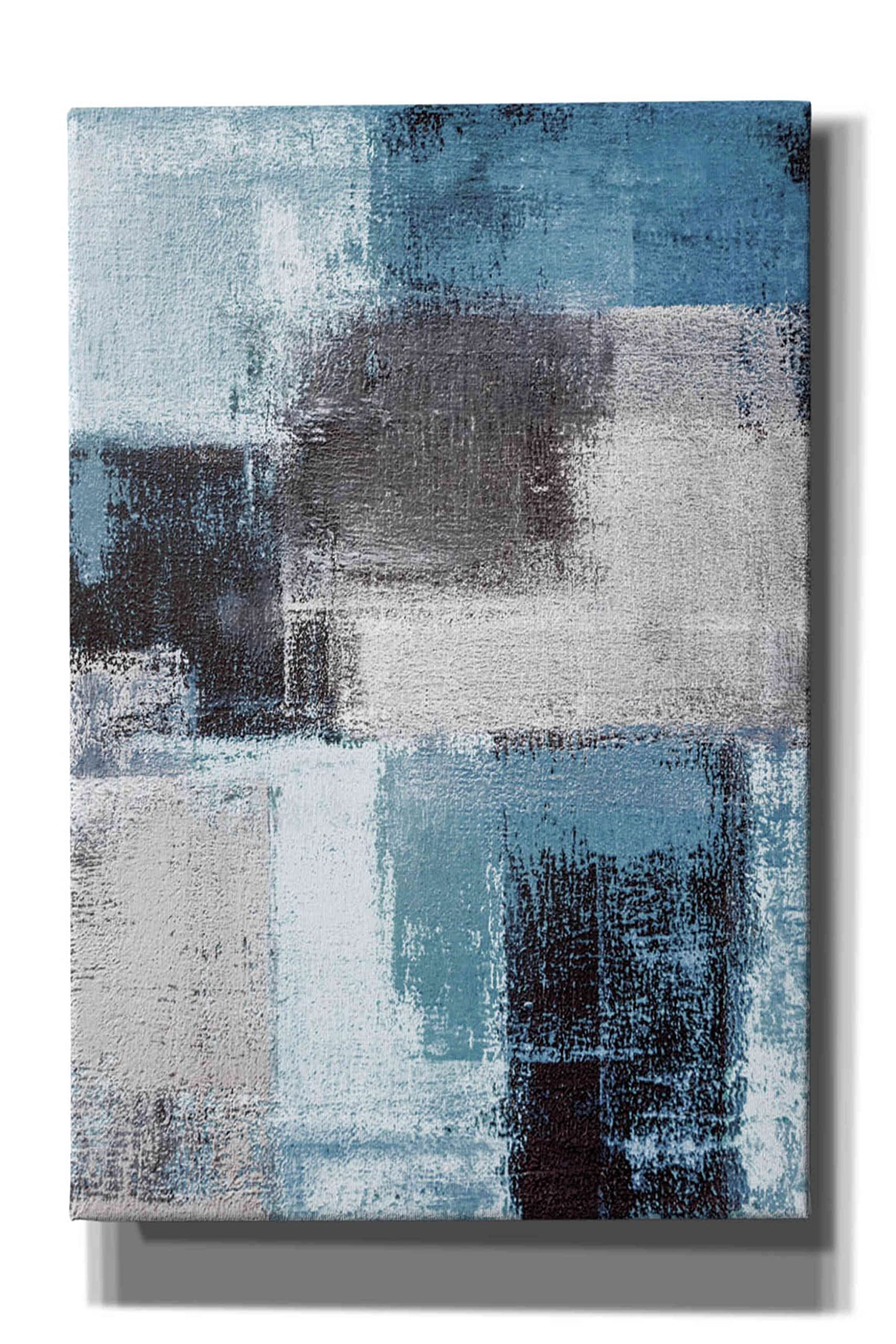 Abstract Blue III Graffiti Art Print by Incado - 40x60 Inch Giclee Canvas Wall Decor for Living Room, Bedroom & Office - Modern Urban Home & Office Artwork
