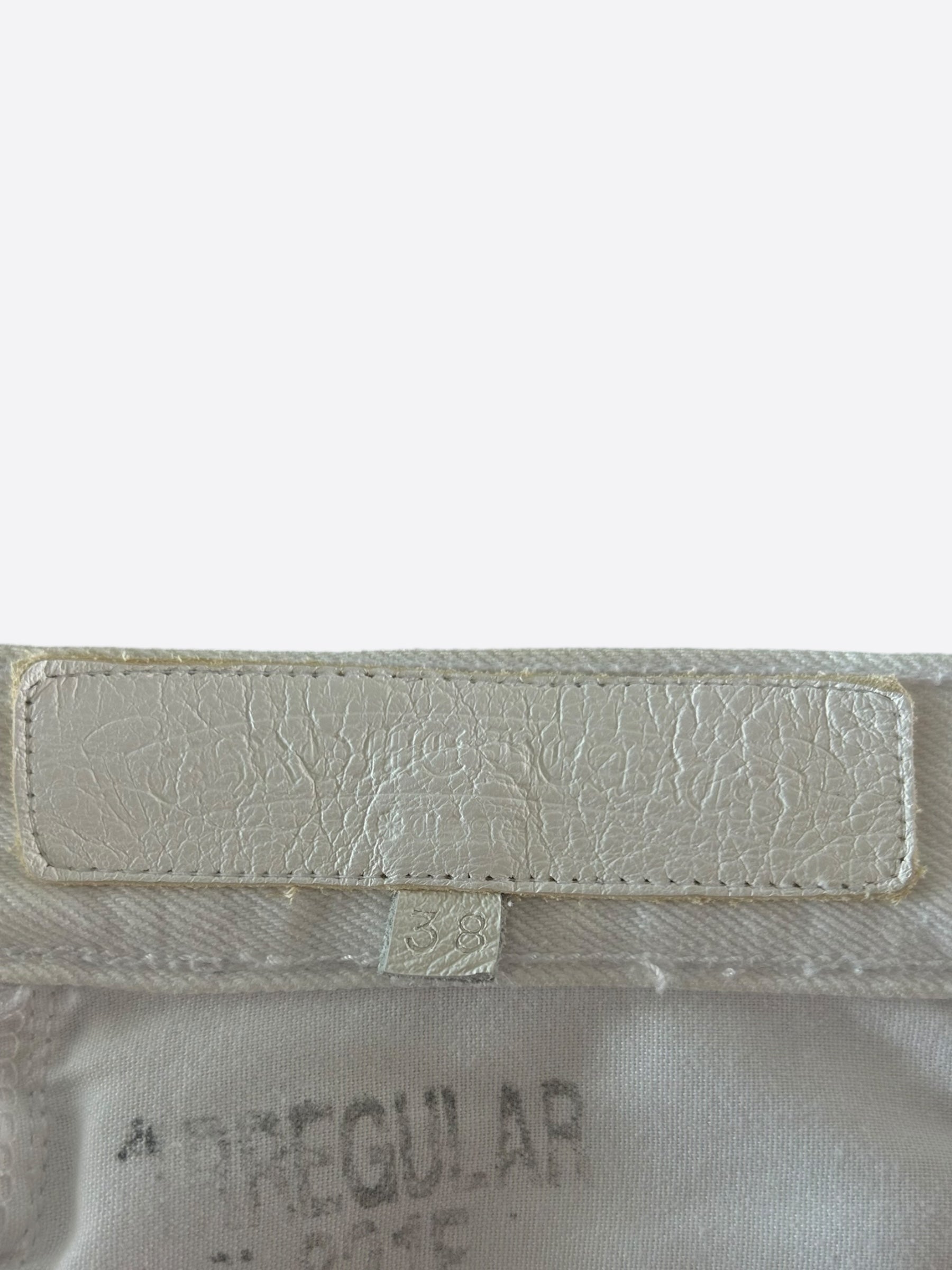 Chrome Hearts x Levi's White Mixed Patch St. Barth Exclusive Jeans - Limited Edition Designer Denim for Men & Women | Perfect for Streetwear, Luxury Fashion & Collector's Wardrobe