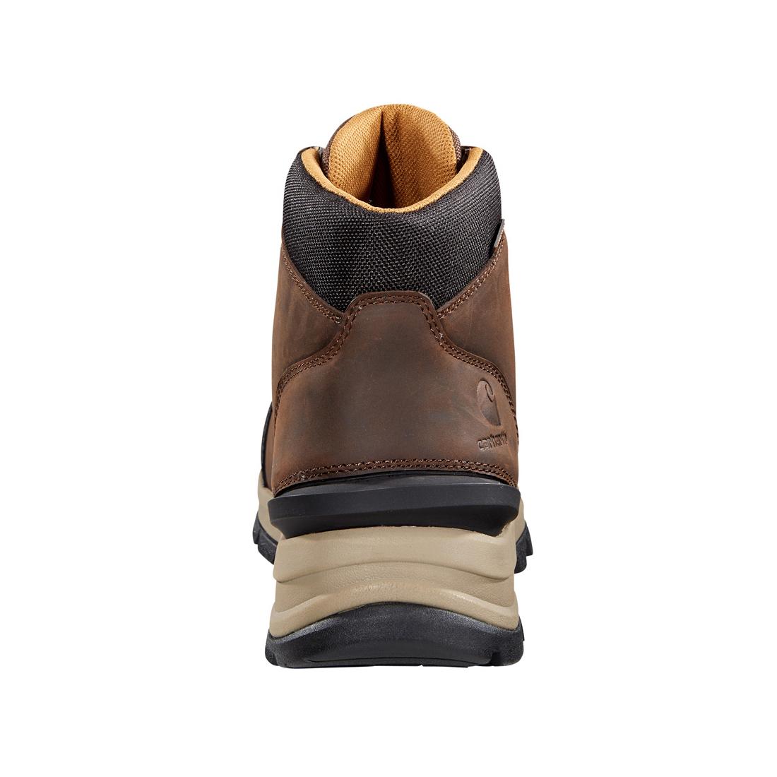 **Gilmore 5 Inch Soft Toe Waterproof Work Boots for Men - Dark Brown - Ideal for Construction, Hiking & Outdoor Activities**