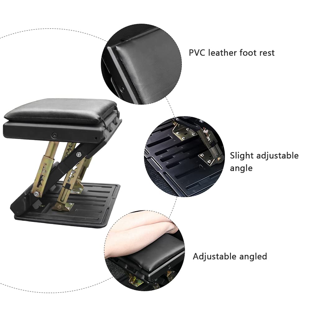 Foldable Car Footrest Cushion - Adjustable Vehicle Foot Support Pad for Leg Pressure Relief & Comfort | Perfect for Long Drives, Road Trips & Office Use