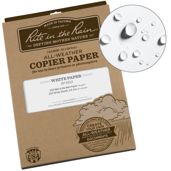 Premium A4 Copy Paper - 21 x 29.7 cm (8.3 x 11.7 in) - 200 Sheets of Bright White Multipurpose Paper for Printing, Copying, Faxing & Office Use