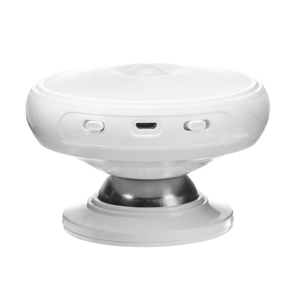 Uonlytech Motion Sensor Night Light - USB Rechargeable LED Night Lamp with 360° Rotation for Closet, Stairs, Bathroom, Bedroom & Kitchen | Perfect for Nighttime Safety & Convenience