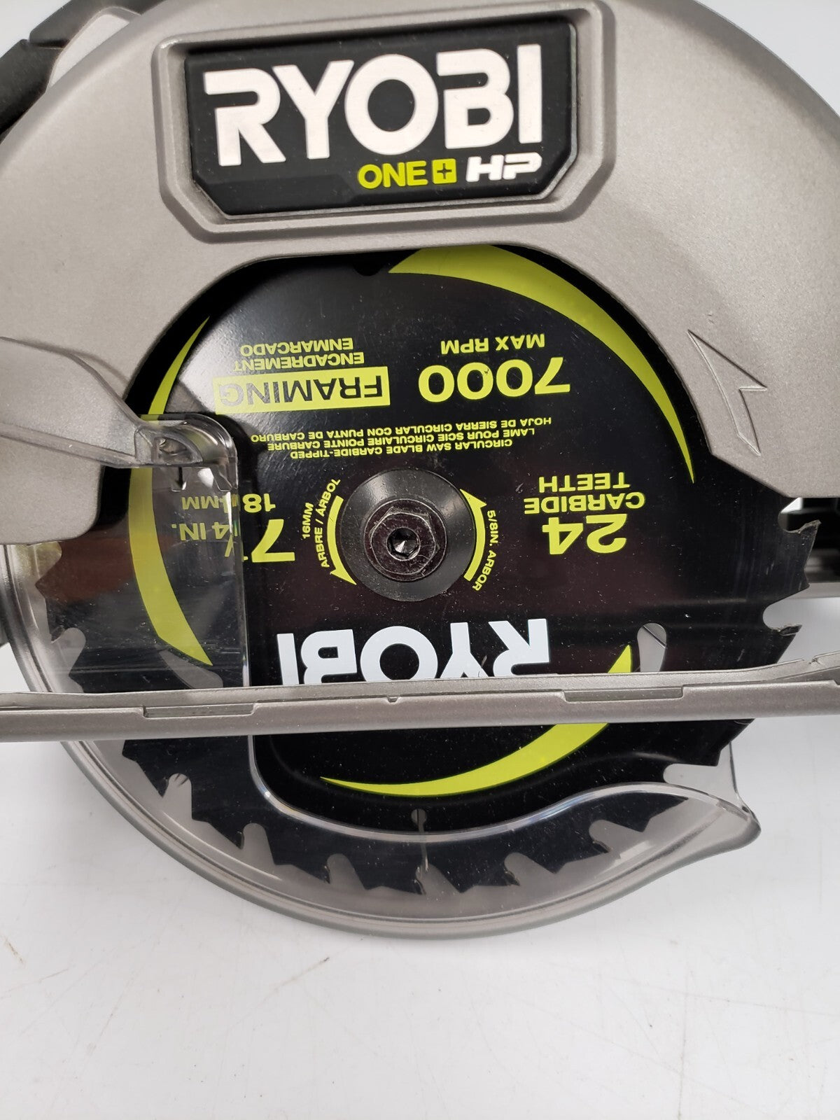 Ryobi PBLCS300 18V Cordless Circular Saw with Laser Guide - Perfect for Woodworking, DIY Projects, and Home Renovations