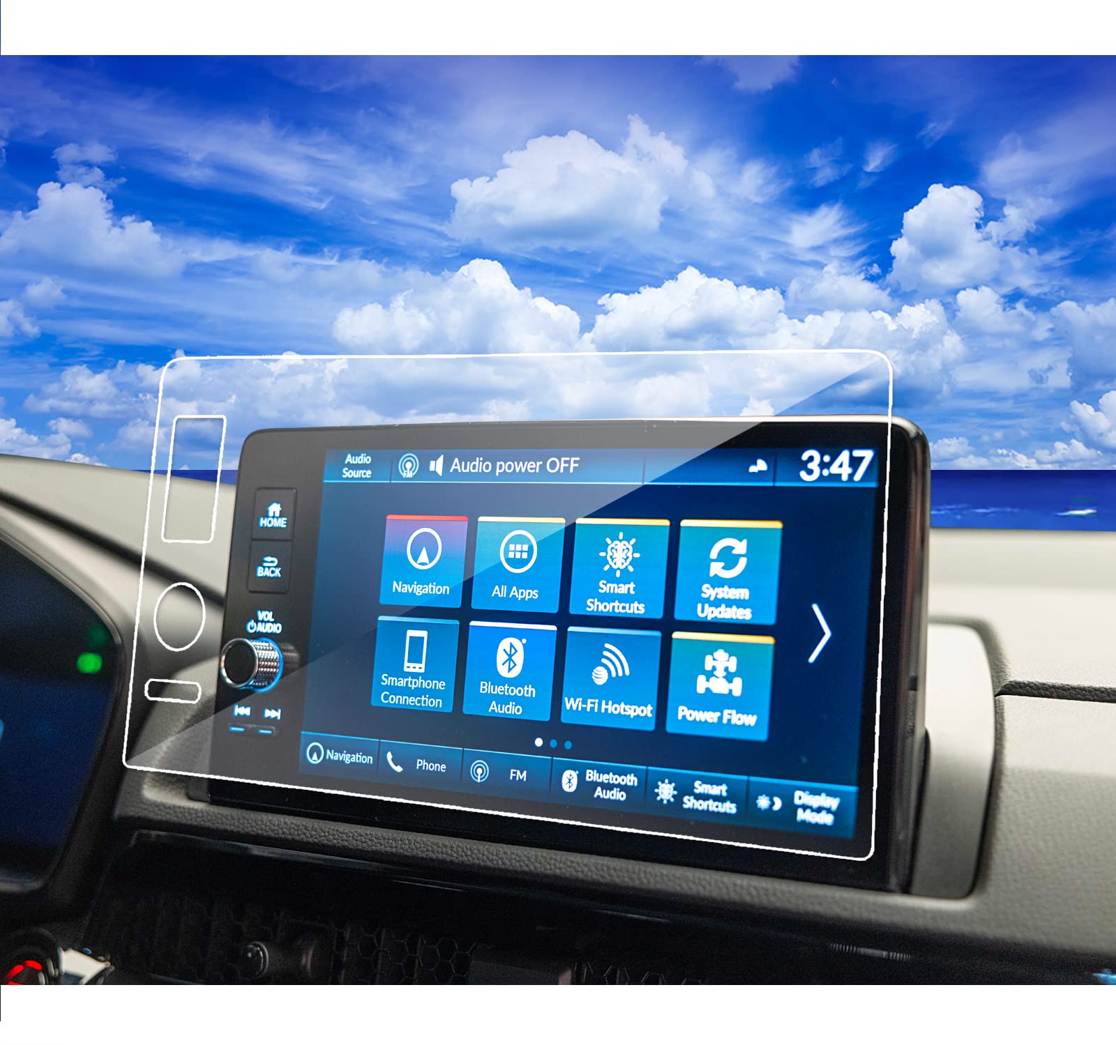 2024 Honda CR-V 9-Inch Screen Protector | Compatible with CR-V, HR-V, EX-L, Acura Integra & Sport Touring Hybrid Models | Anti-Scratch HD Clear Film | Perfect for Navigation & Touchscreen Protection