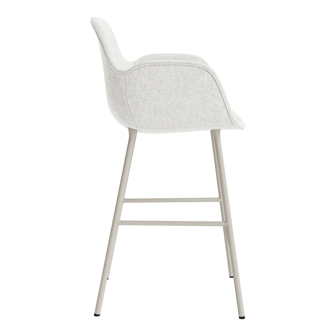 Stylish Fully Upholstered Form Counter Armchair - Perfect for Kitchen Islands, Breakfast Bars & Home Dining Areas