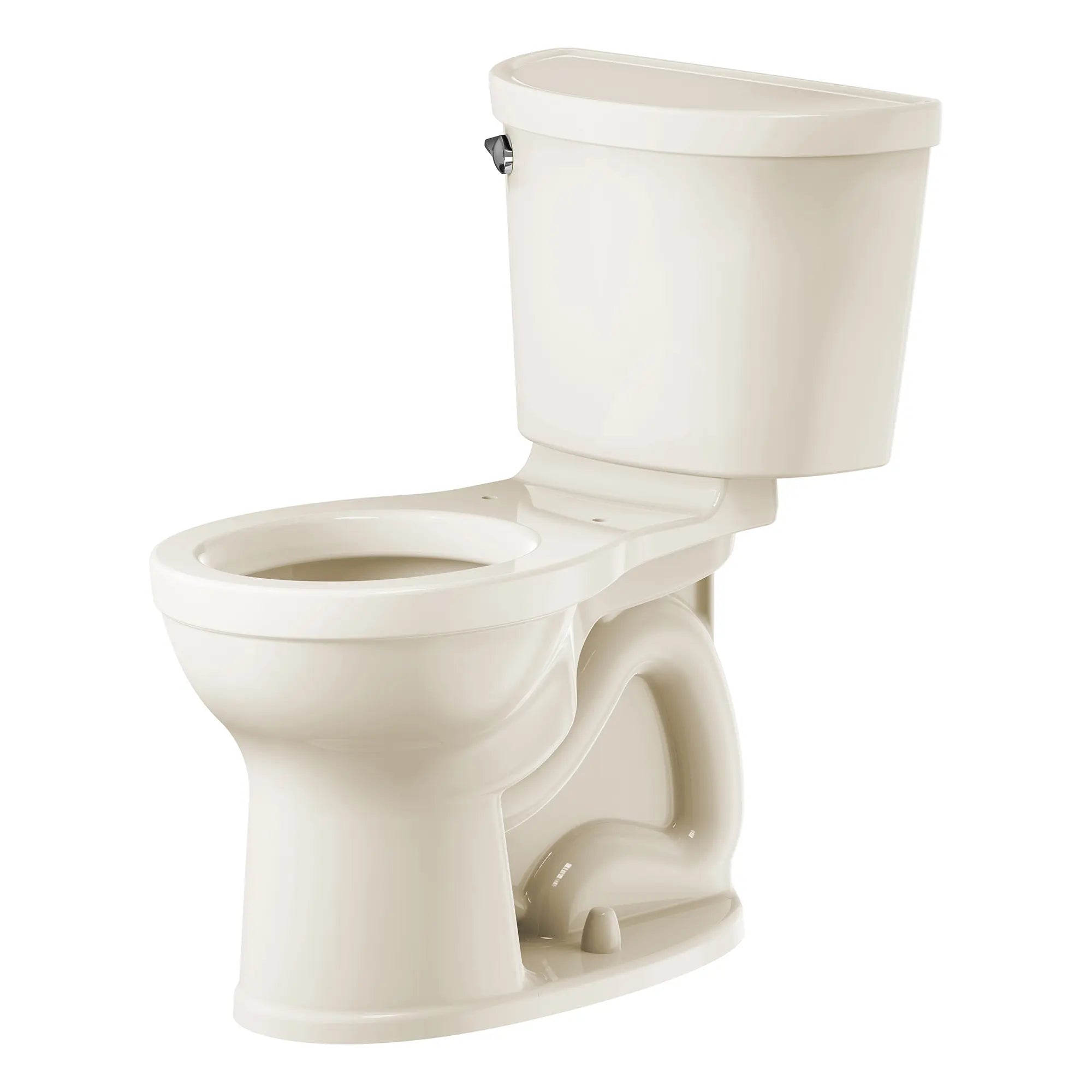 Champion PRO Two-Piece 1.28 GPF Water-Saving Round Front Toilet Bowl - Chair Height Comfort, Easy Installation for Bathroom Remodeling (Toilet Seat Not Included) - Perfect for Small Bathrooms, Apartments & Modern Homes