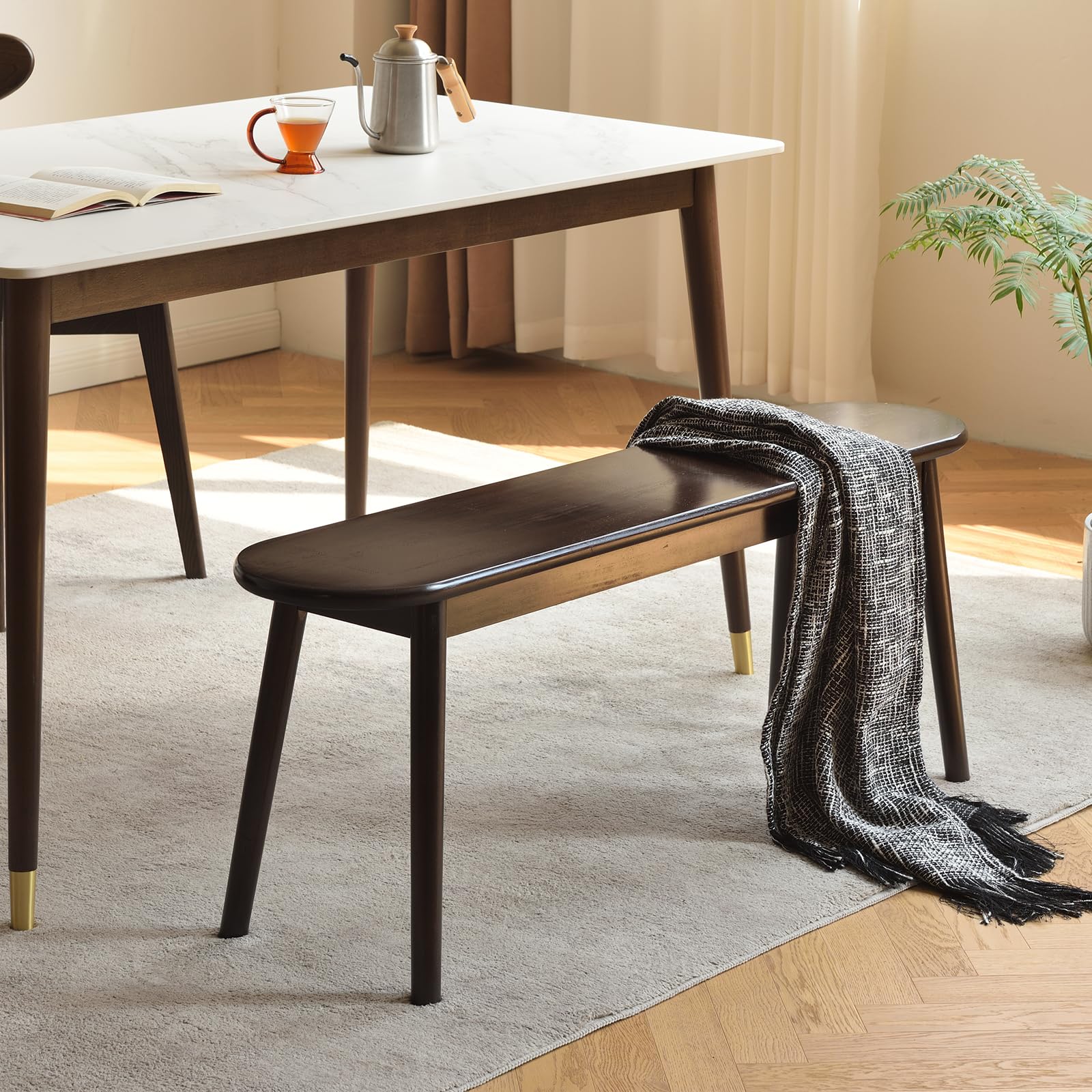 Solid Wood Bench - 47.3